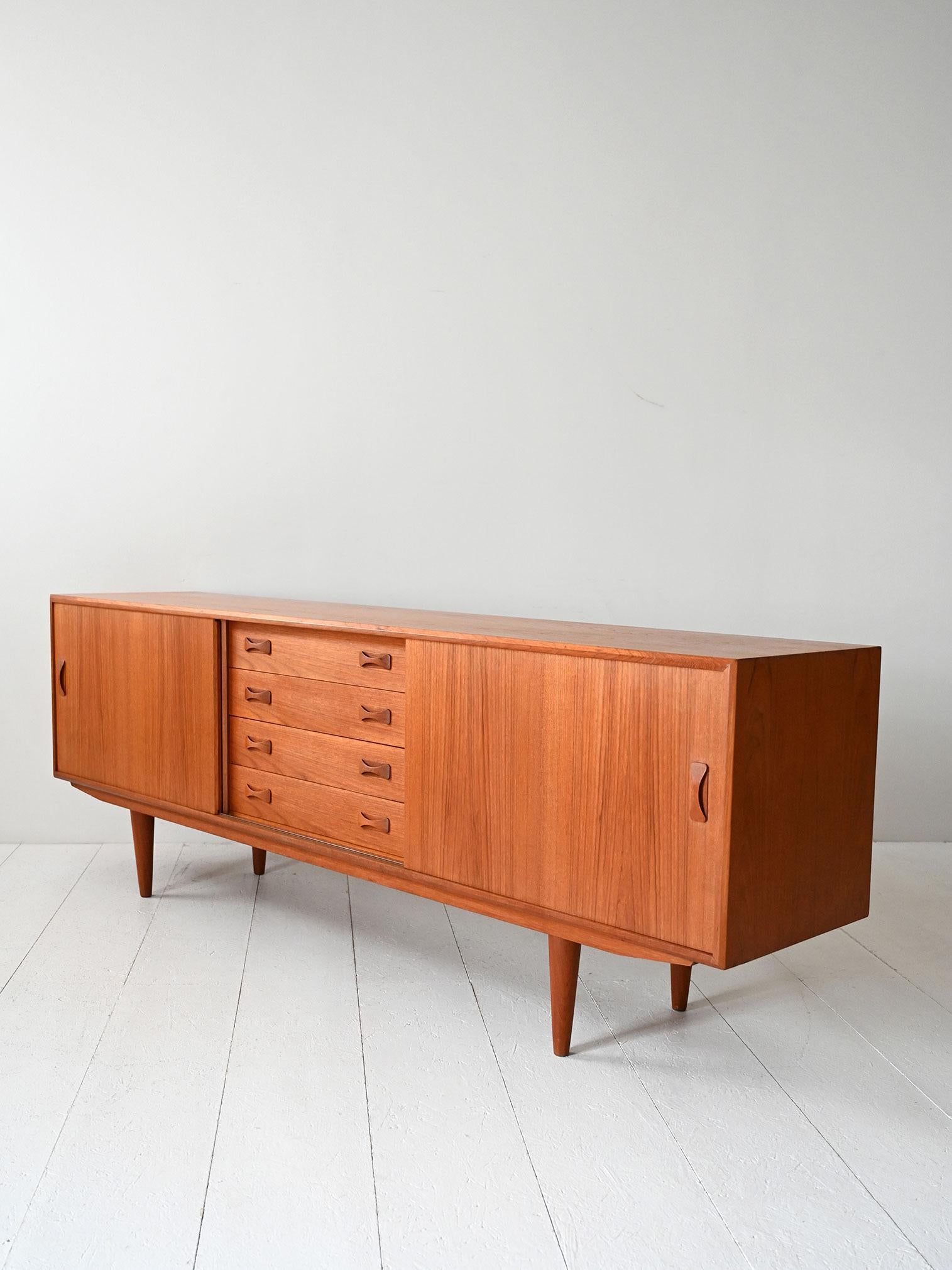 Mid-20th Century Sideboard danese vintage Clausen & Søn in teak For Sale