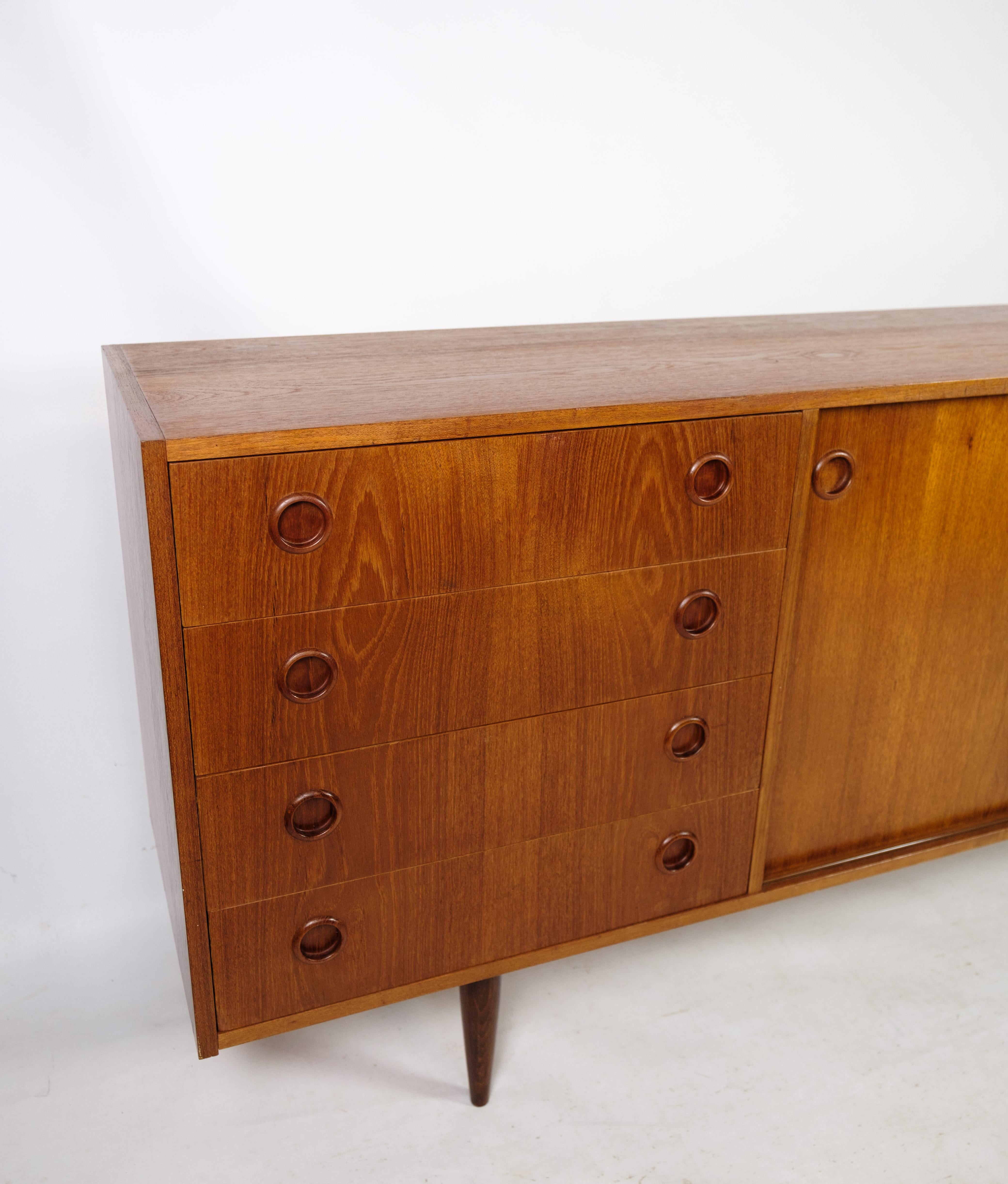 Sideboard Made In Teak, Danish Design From 1960s For Sale 5