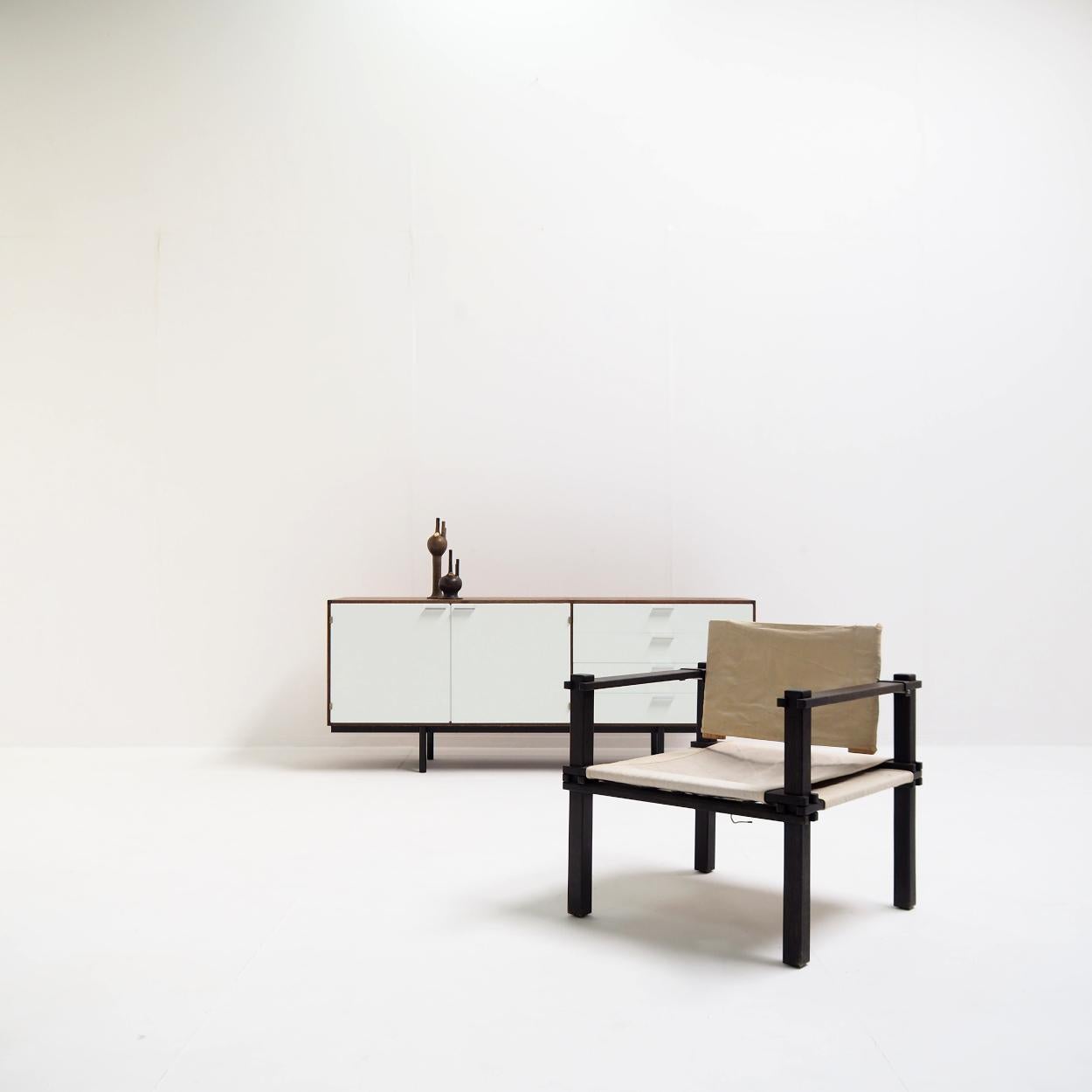 Sideboard Designed by Cees Braakman for Pastoe in Wengé Wood Bon état - En vente à Beerse, VAN