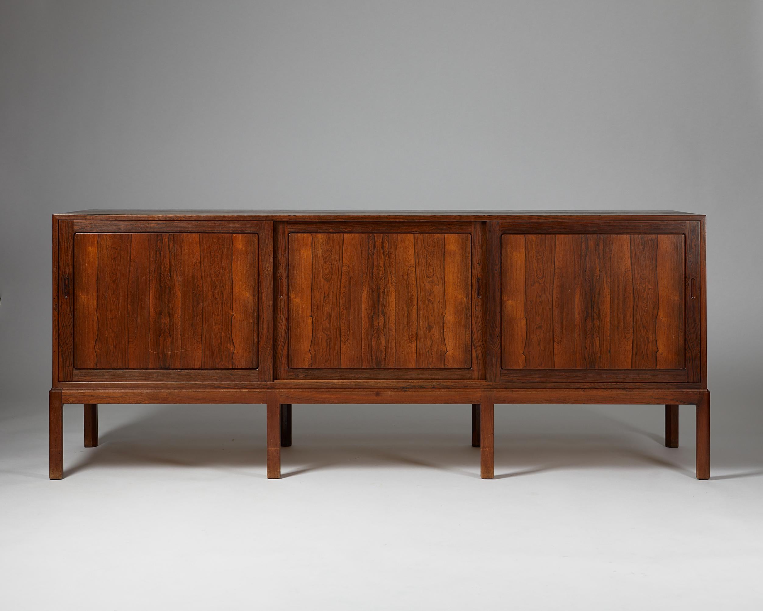 Sideboard Designed by Erik Wørts for Wørts, Denmark, 1950s In Good Condition In Stockholm, SE