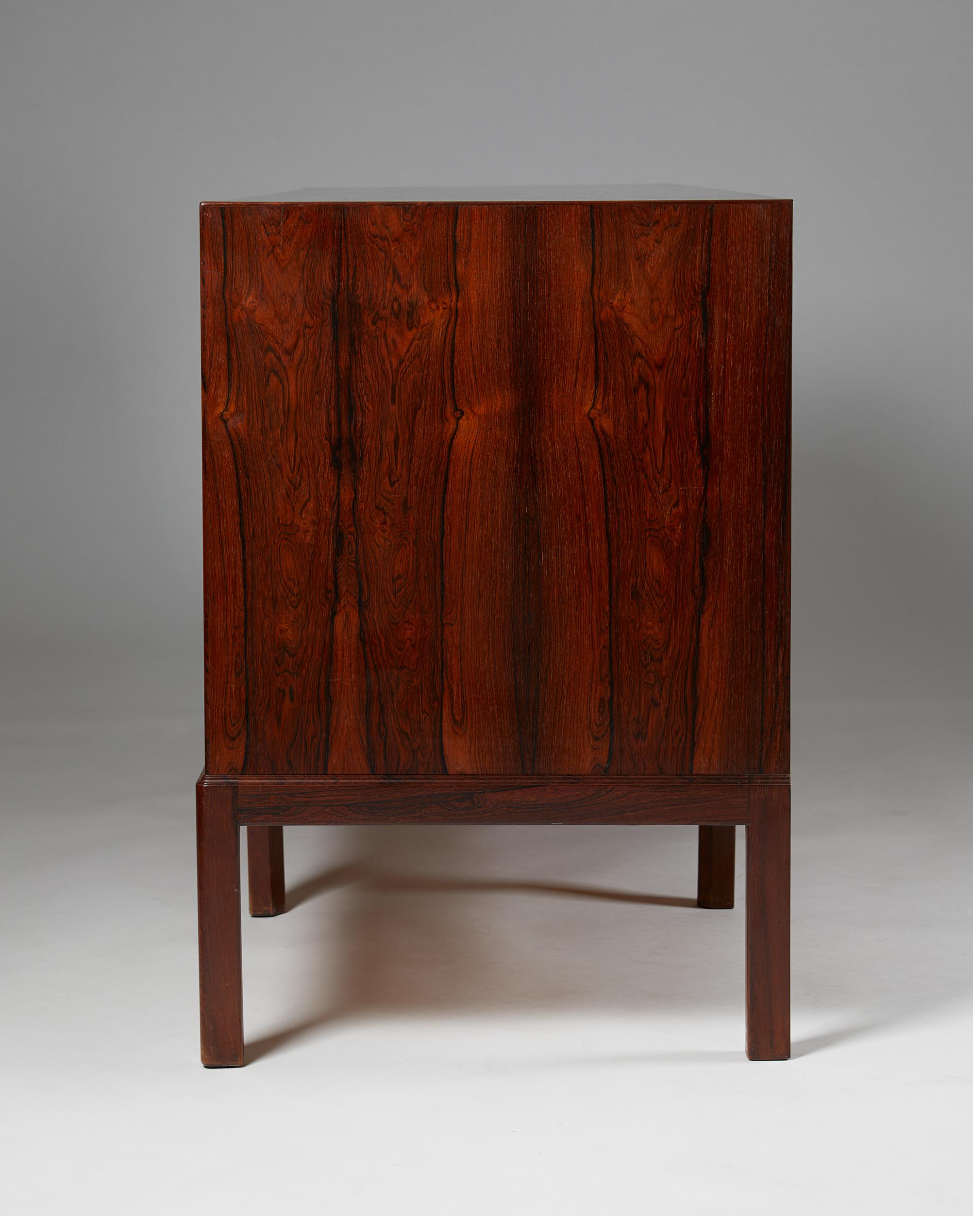 Rosewood Sideboard Designed by Erik Wørts for Wørts, Denmark, 1950s