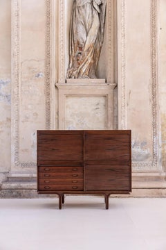 Sideboard designed by Gianfranco Frattini for Bernini, Italy, circa 1960s.