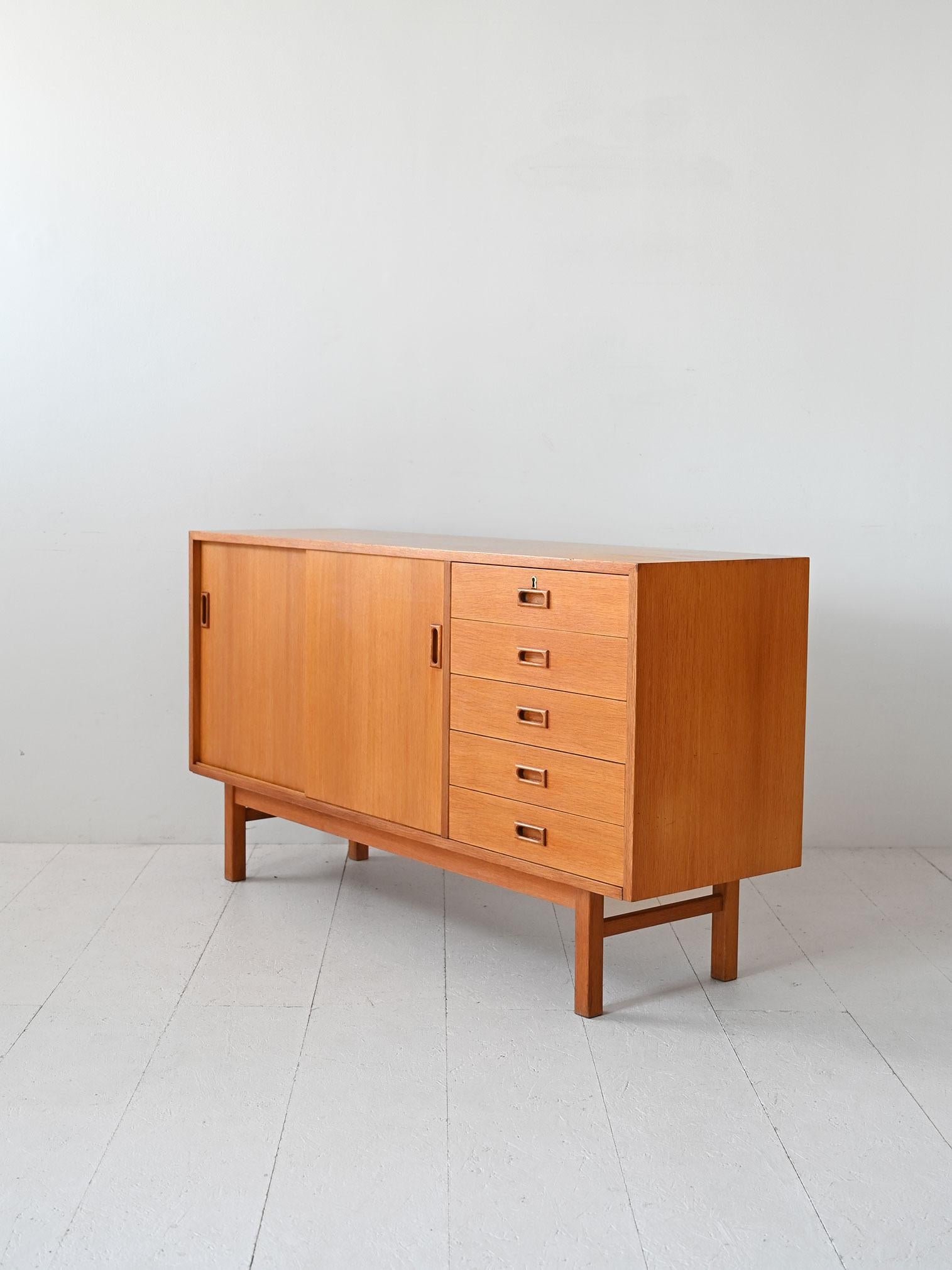 Teak Sideboard of Scandinavian modernism For Sale