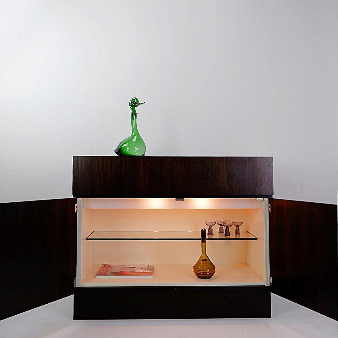 Sideboard / Dry Bar by De Coene - Belgium 1970s For Sale 4