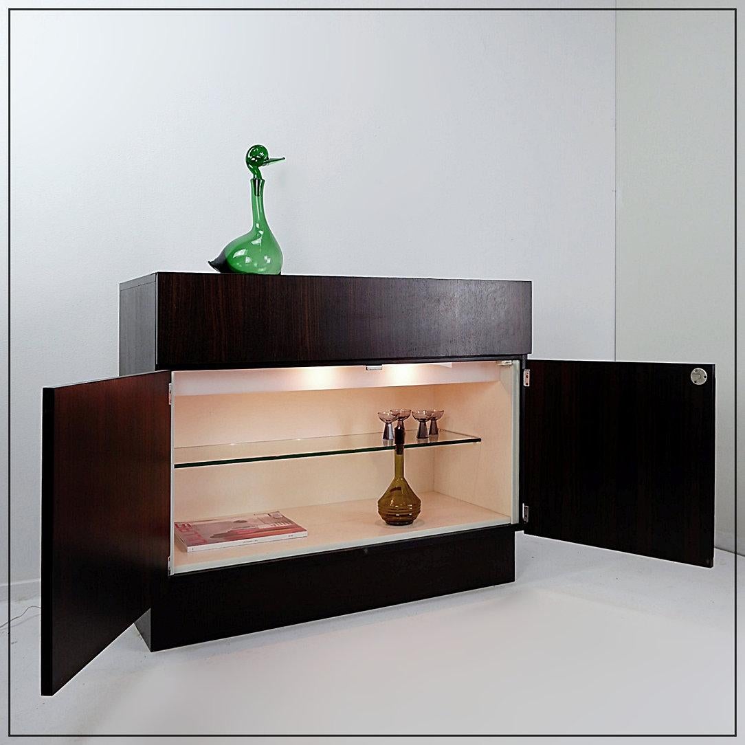 Sideboard / Dry Bar by De Coene - Belgium 1970s For Sale 8