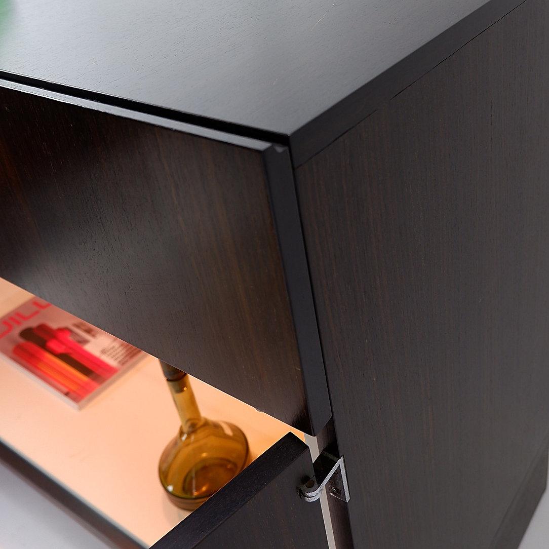 Mid-Century Modern Sideboard / Dry Bar by De Coene - Belgium 1970s For Sale