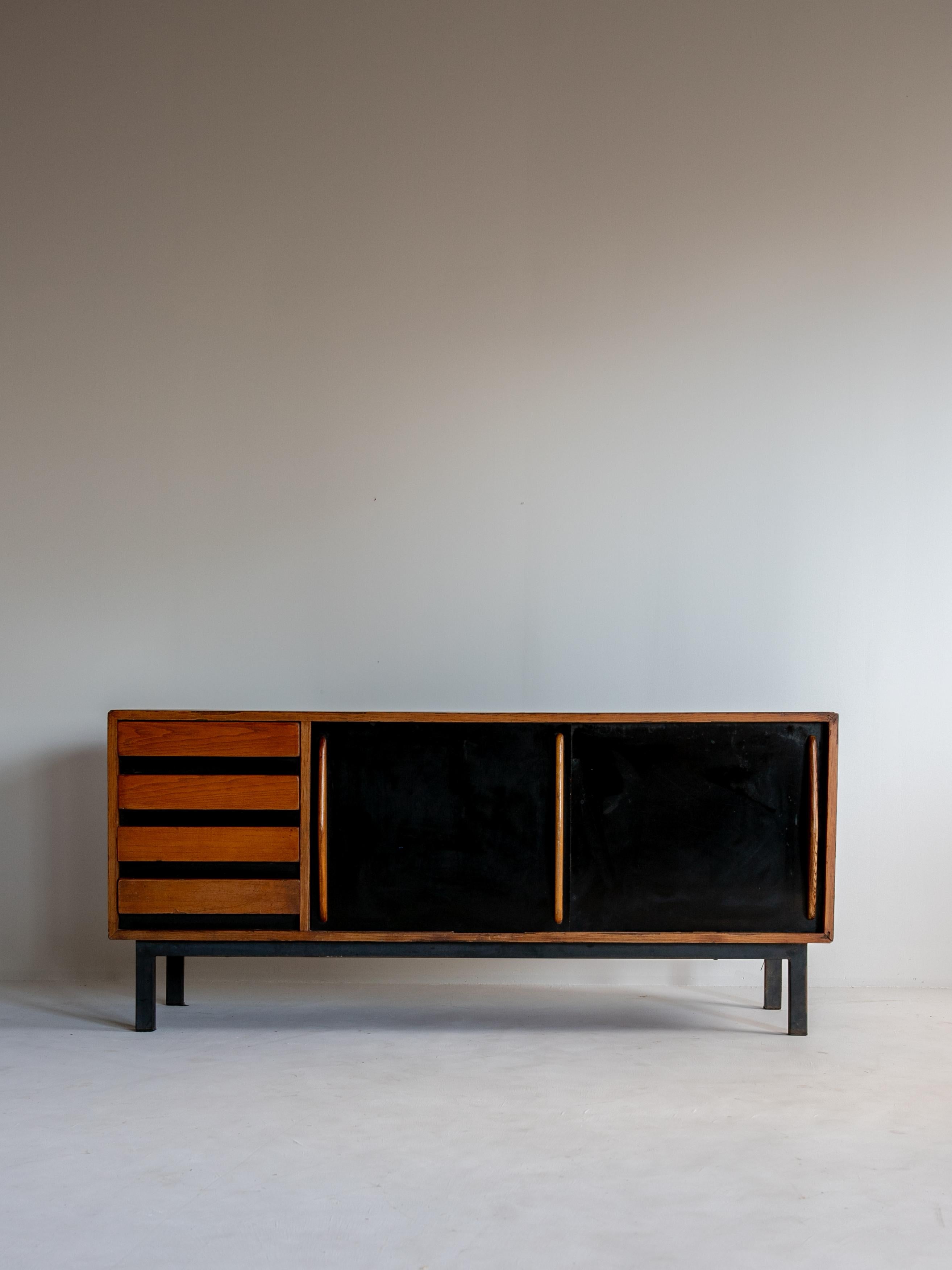 Mid-Century Modern Sideboard from Cité Cansado by Charlotte Perriand