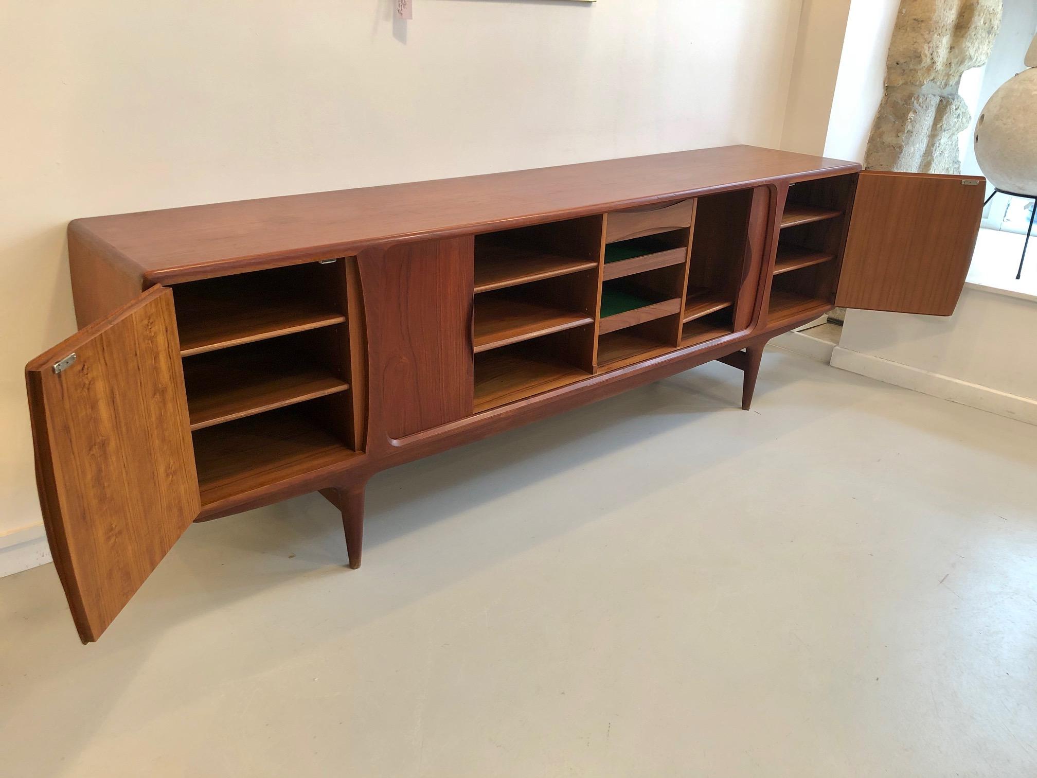 Mid-Century Modern Sideboard from Johannes Andersen for SamCom, Danish Design, 1960s