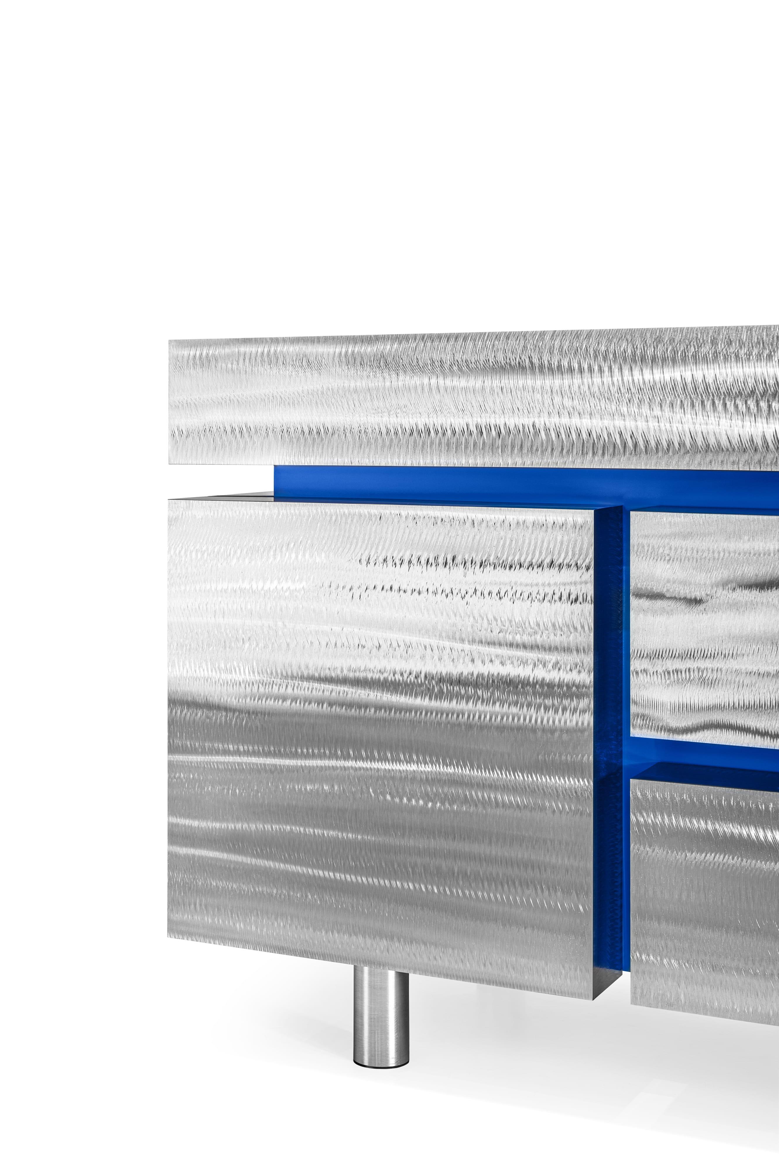 Ucraino Credenza Gerrit CS1 in acciaio inox in edizione limitata di NOOM in vendita