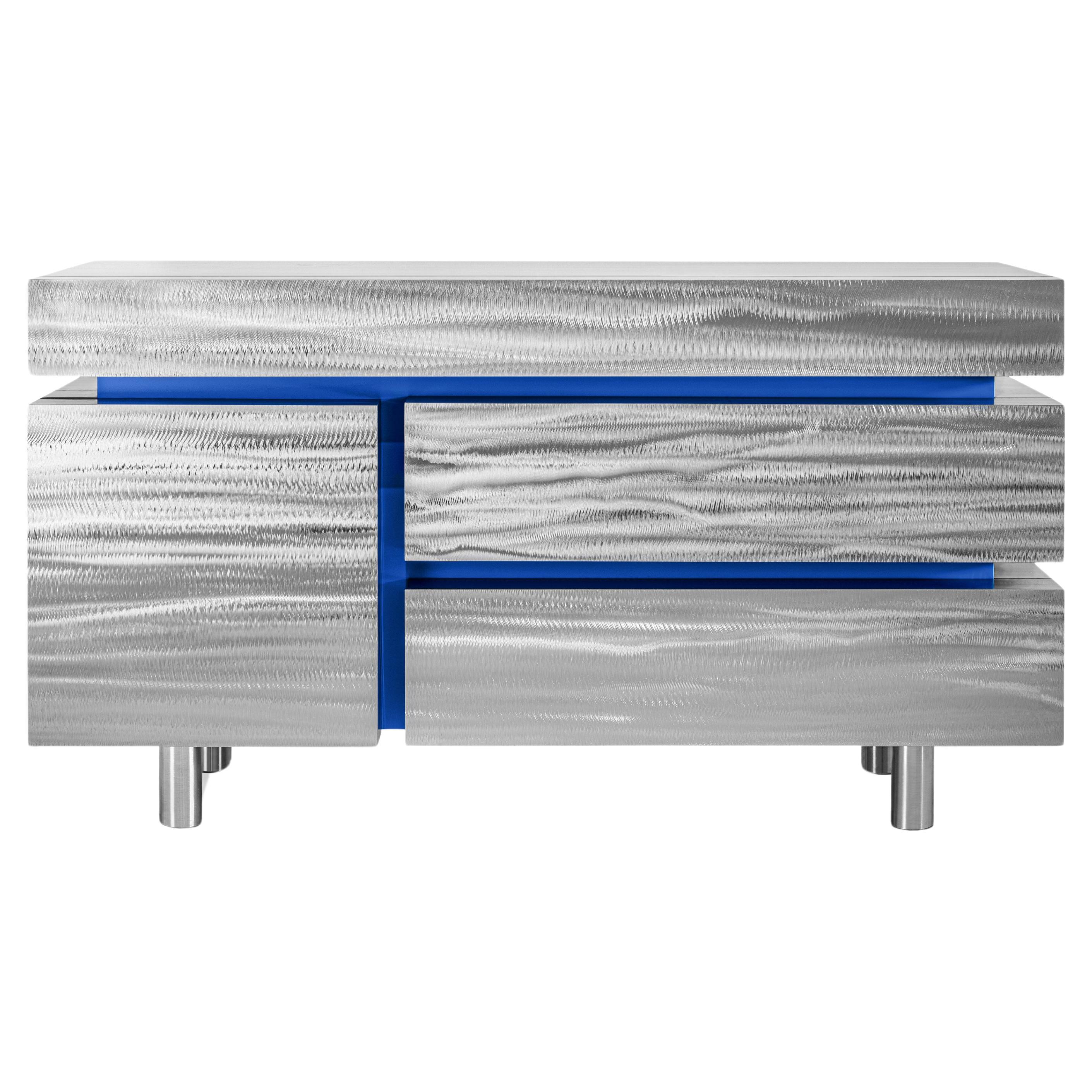 Sideboard Gerrit CS1 Made of Stainless Steel Limited Edition by Noom For Sale