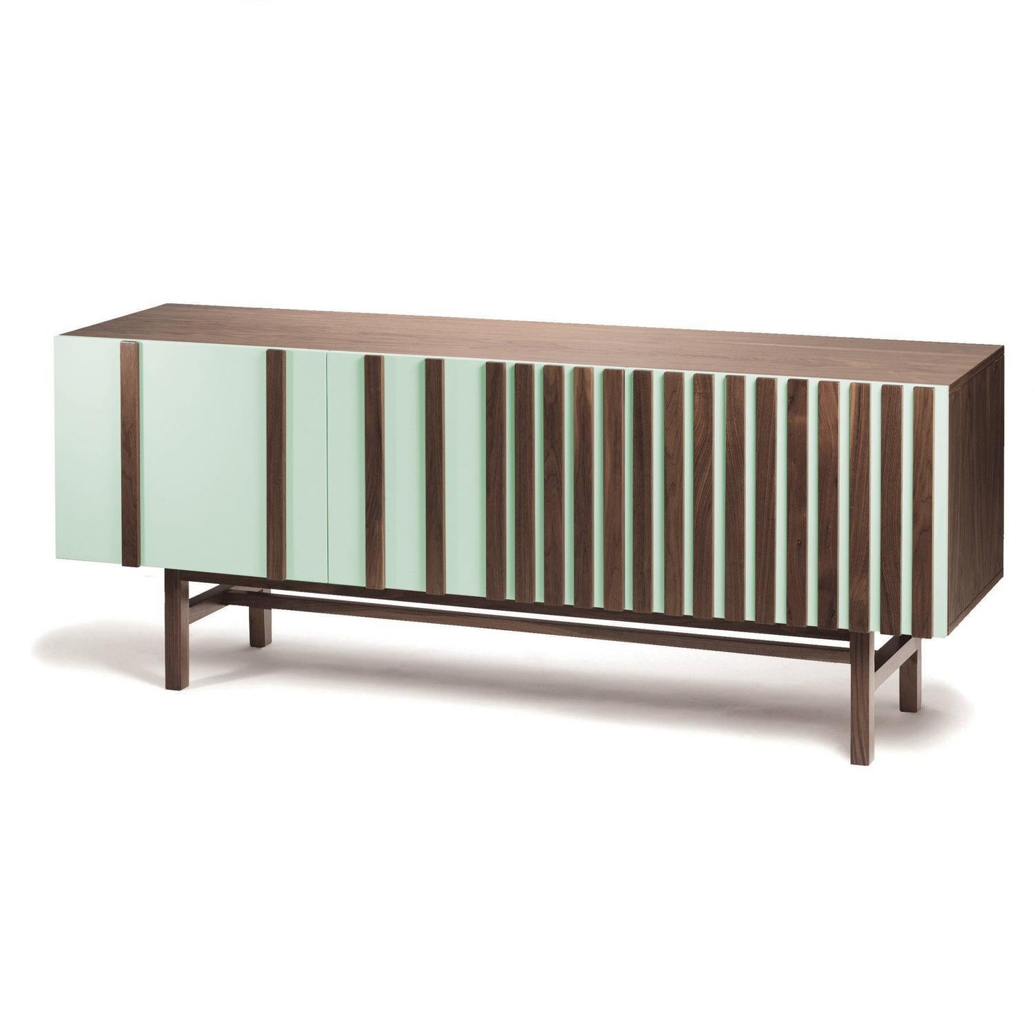 Laqué Enfilade Go en bois et laque en vente