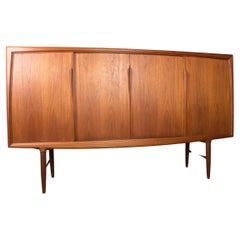 Sideboard, Highboard, Danish in Teak, by Gunni Omann for Omann Juns Møbelfabrik