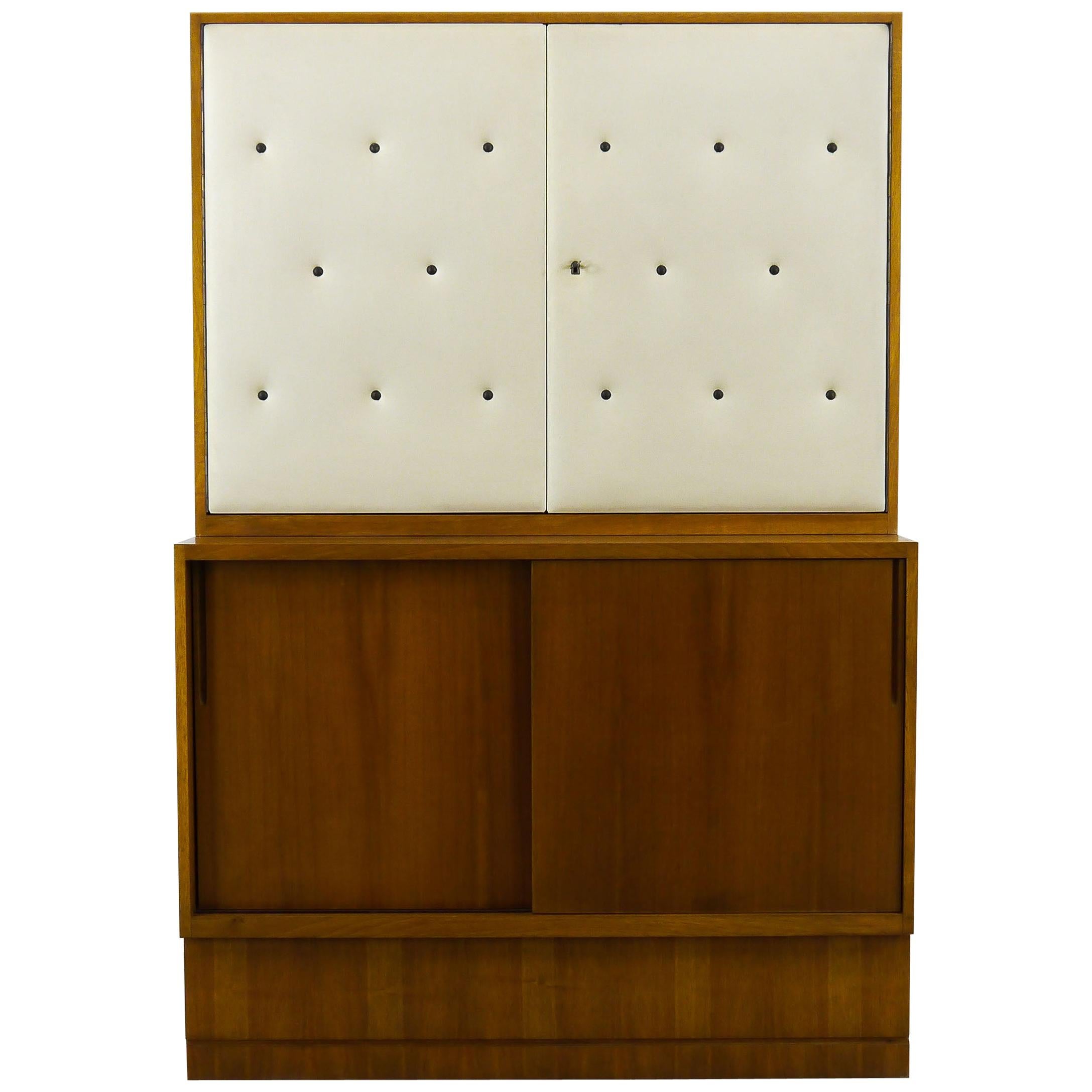 Sideboard-Highboard with Bar by Franz Ehrlich for DW Hellerau, Bauhaus For Sale