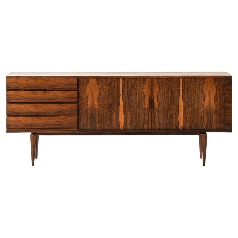 Sideboard in Brown Rosewood by Henry W. Klein, 1960s
