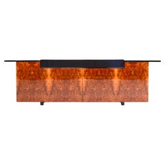 Sideboard in Burlwood by or in the style of Paul Michel – circa 1980’s