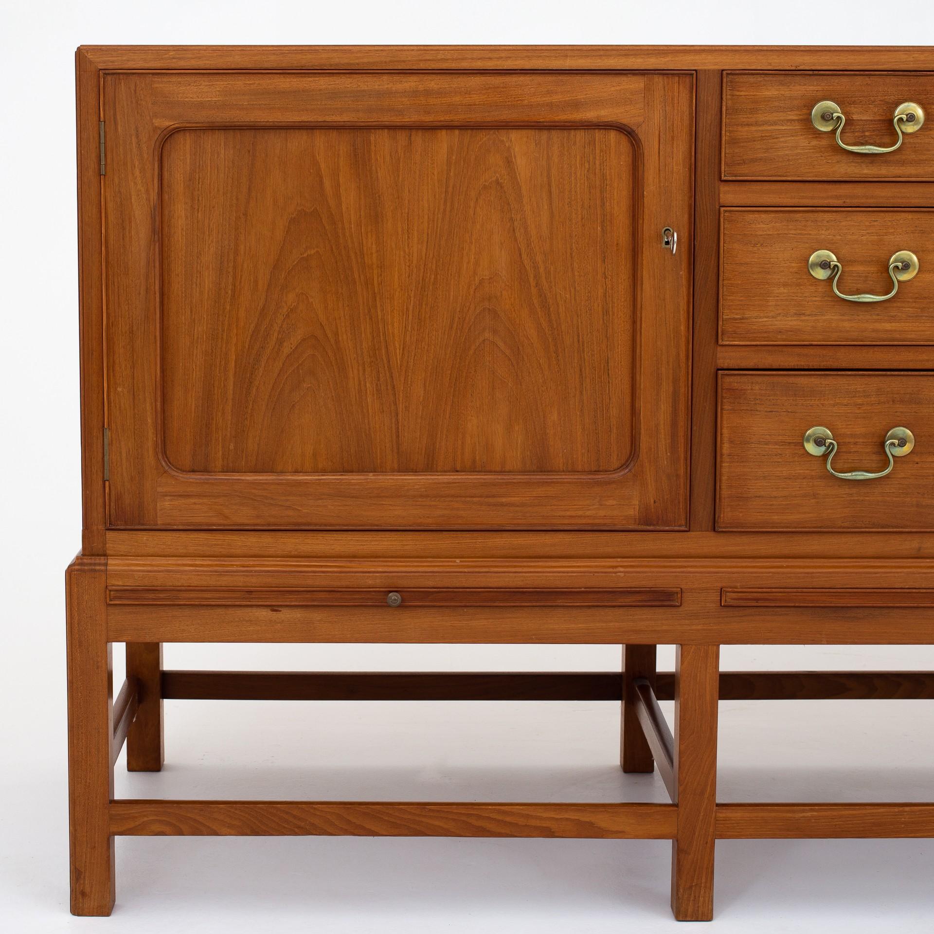 20th Century Sideboard in Cuban Mahogany by Rud. Rasmussen