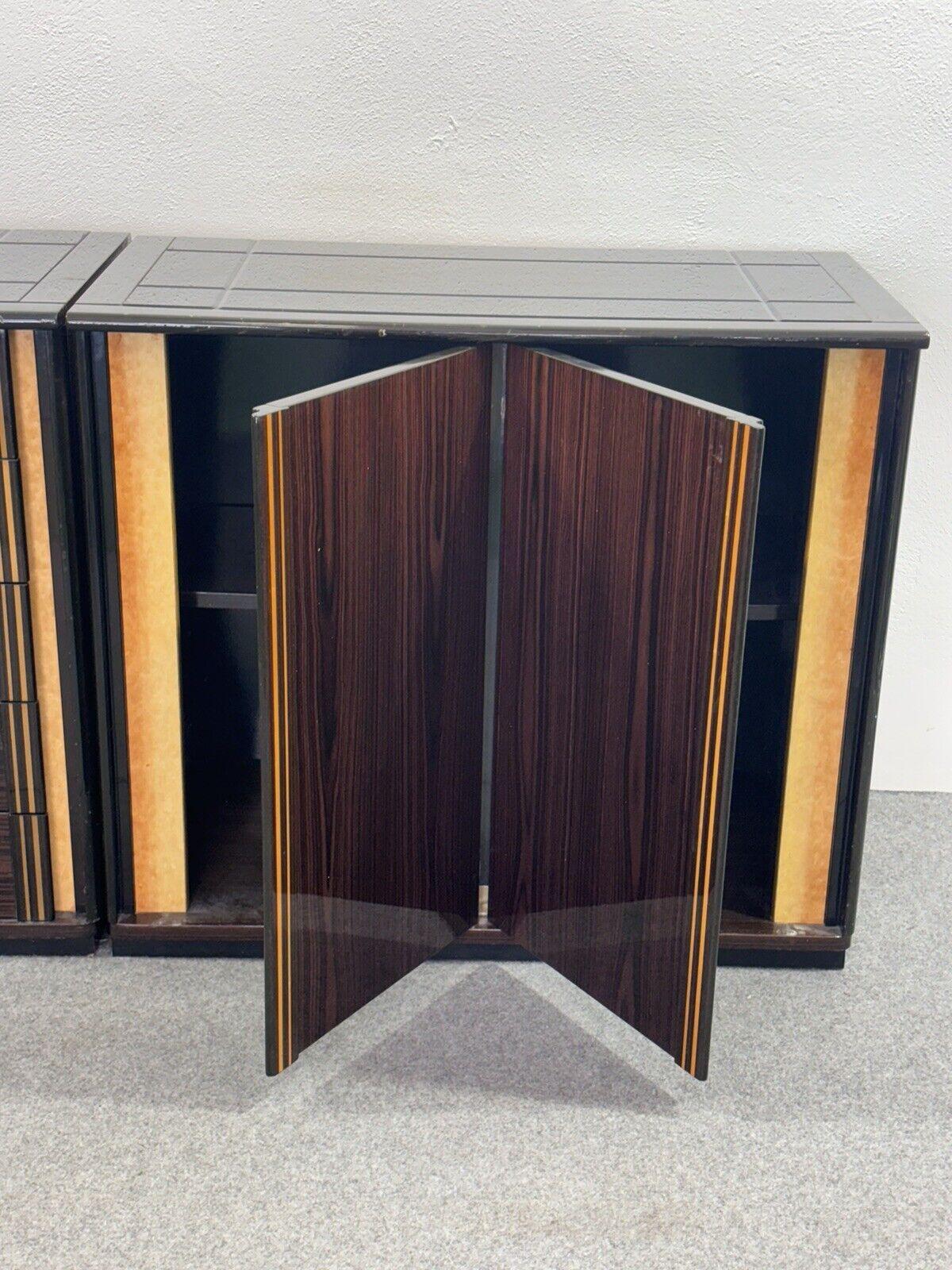 Sideboard In Ebano Macassar E Madreperla Design Modernariato 1970’s 2