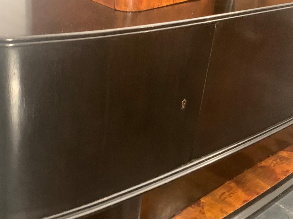 Sideboard in Ebony and Briarwood, 1930s For Sale 2