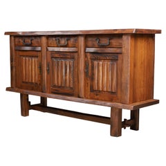 Sideboard in Elm by Olavi Hänninen for Mikko Nupponen, Finland, 1958