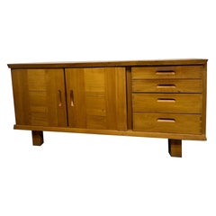 Credenza in olmo prima edizione MaisonRegain circa 1970
