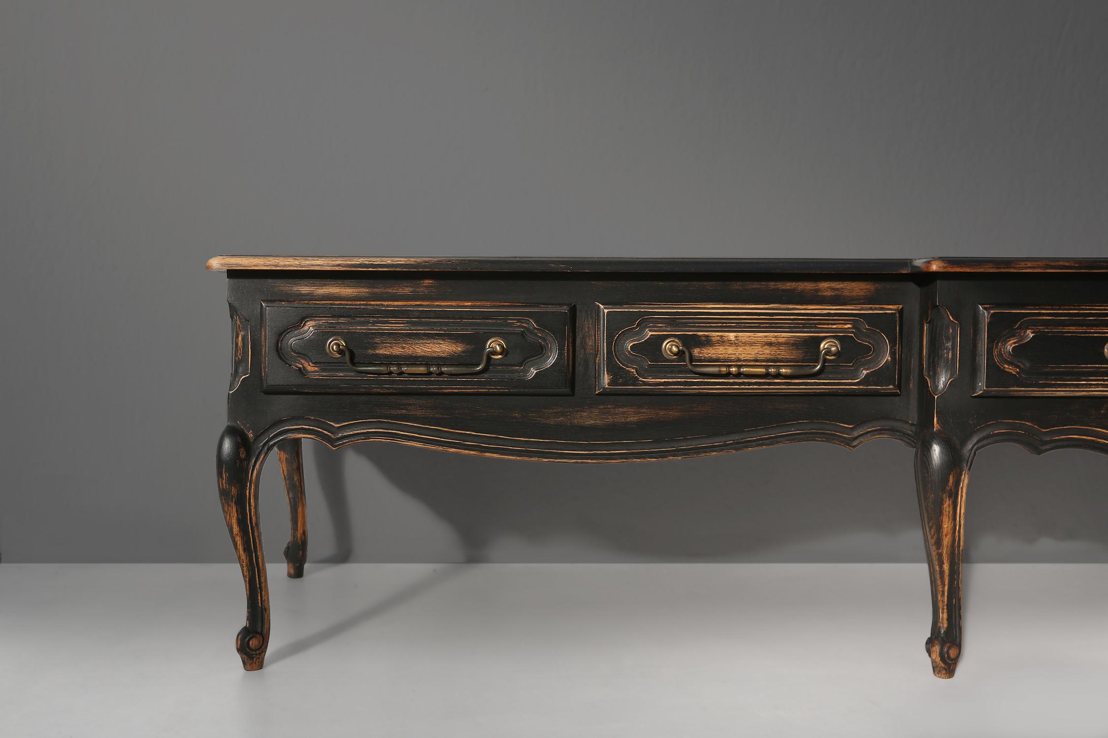 Wood Sideboard in Louis XIV-style For Sale