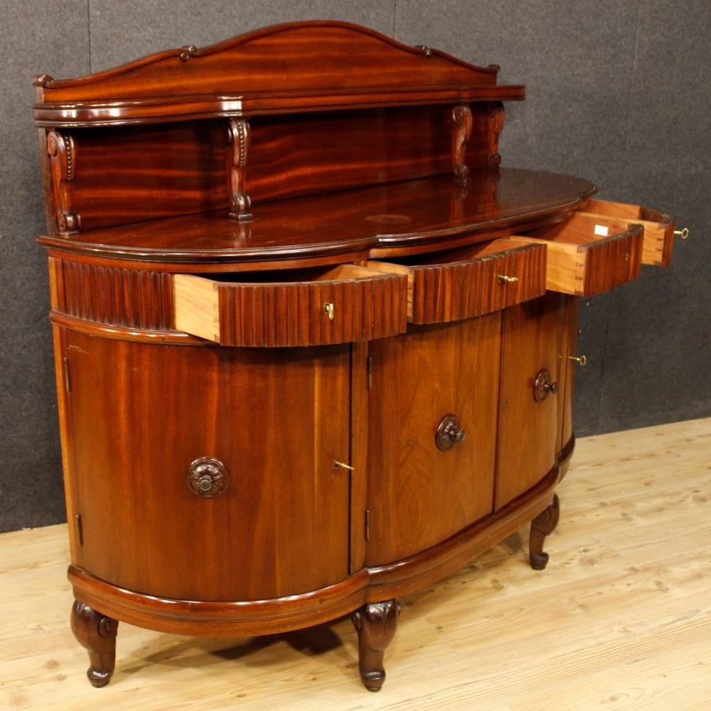 20th Century Mahogany Wood French Sideboard, 1930 For Sale 7