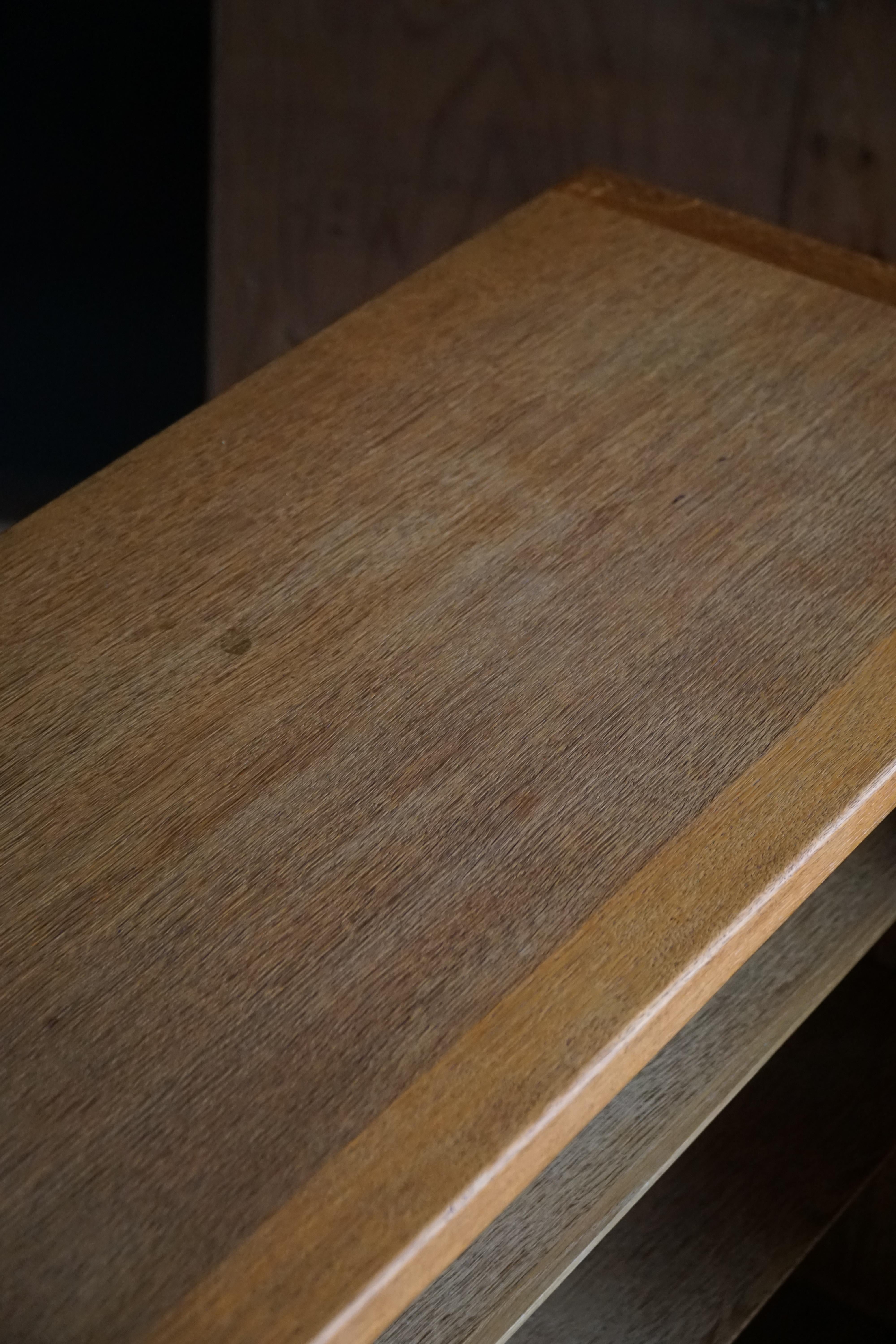 Sideboard in Oak & Brass by Henning Kjærnulf, Danish Mid Century Modern, 1960s en vente 3