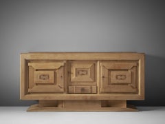 Sideboard in Oak by Charles Dudouyt, France, 1930s