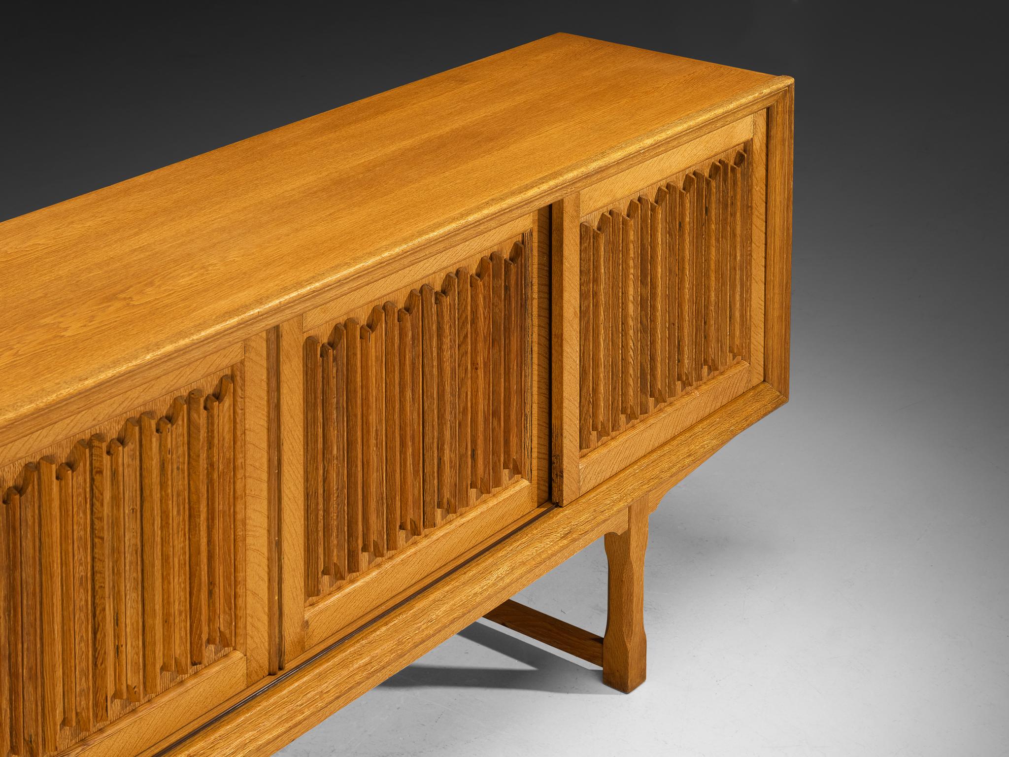 Sideboard in Oak by Danish Cabinetmaker 1