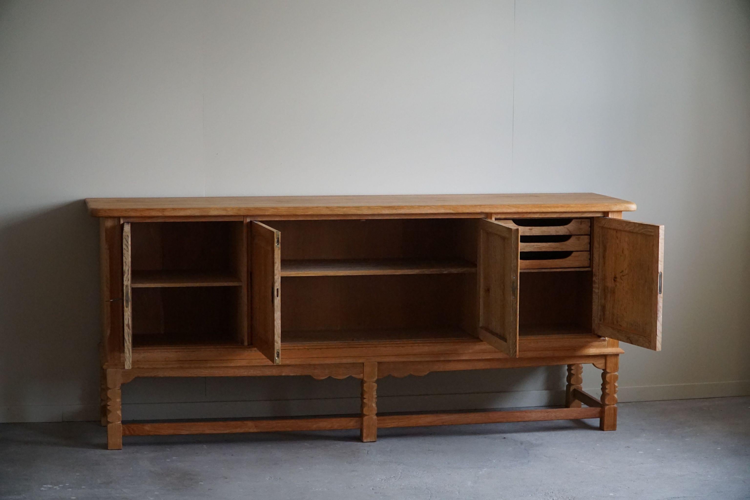 Sideboard in Oak, Made by a Danish Cabinetmaker, Mid Ccentury Modern, 1960s 2