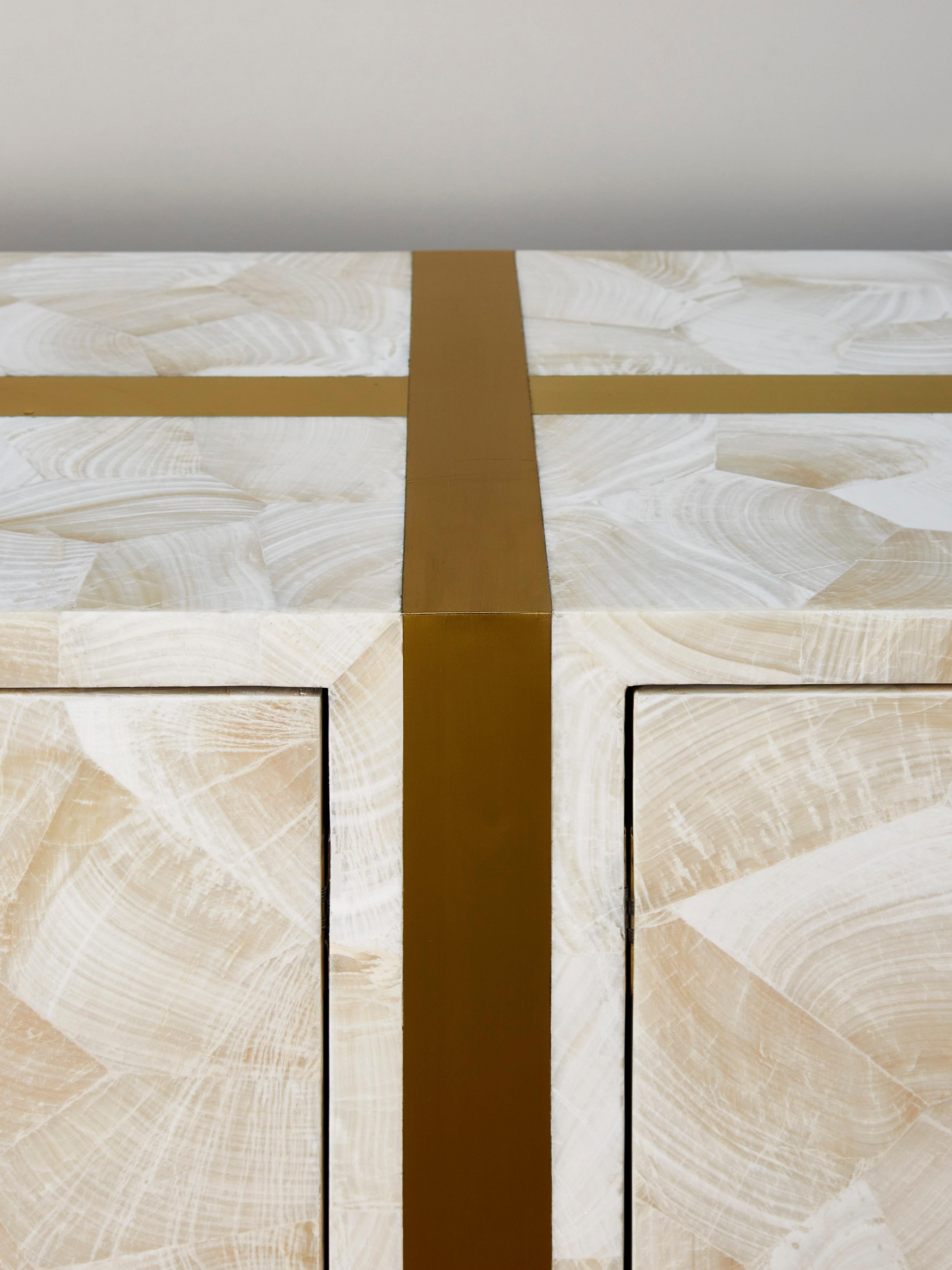 Contemporary Sideboard in Ocean Fossils at cost price.