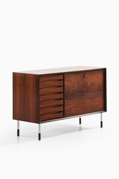 Sideboard in Rosewood and Steel by Arne Vodder, 1950s
