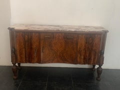 Sideboard in Rosewood, Breccia and Medicean Stone, 30s
