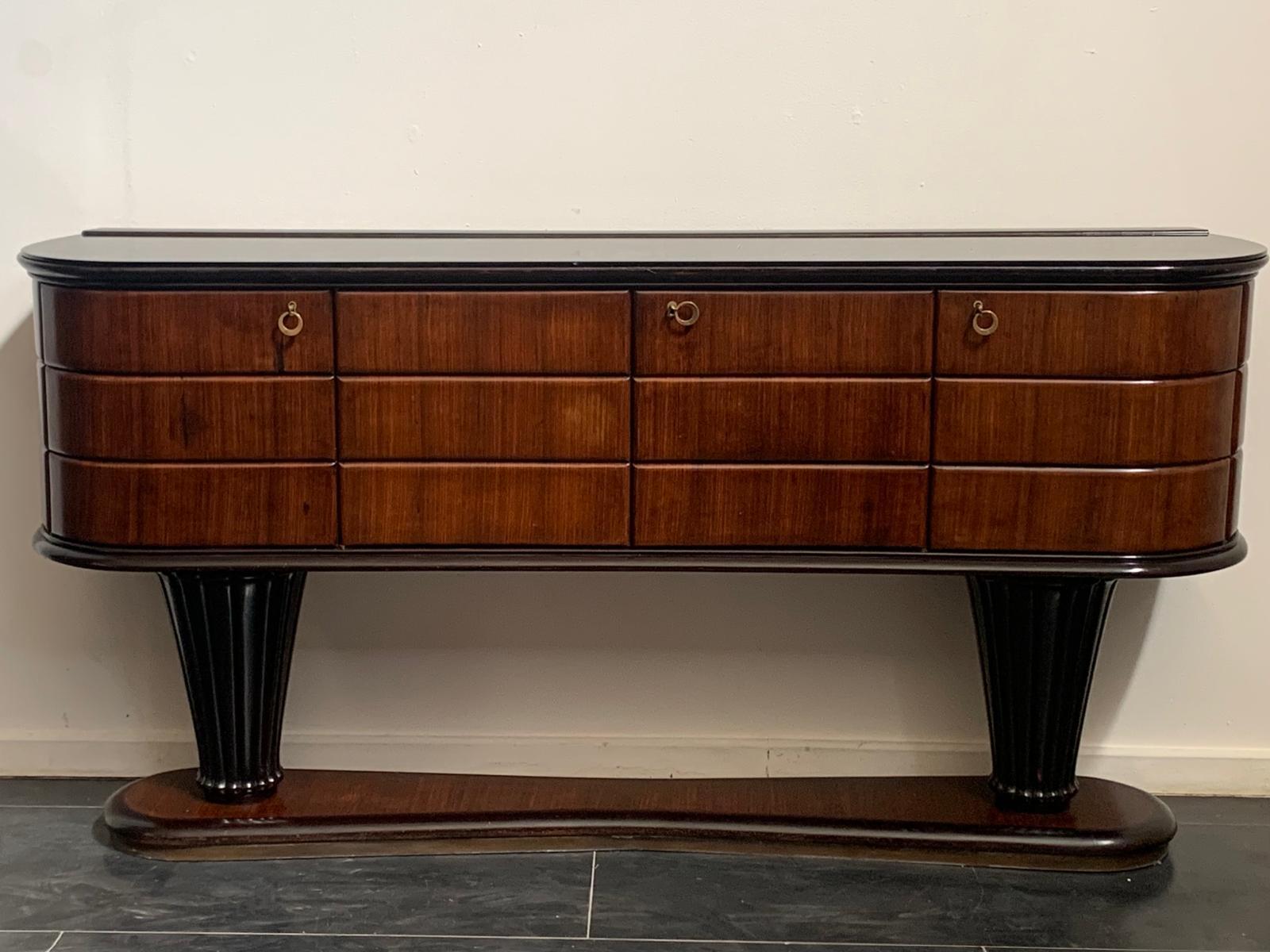Sideboard in Rosewood by Vittorio Dassi, 1950s For Sale 4