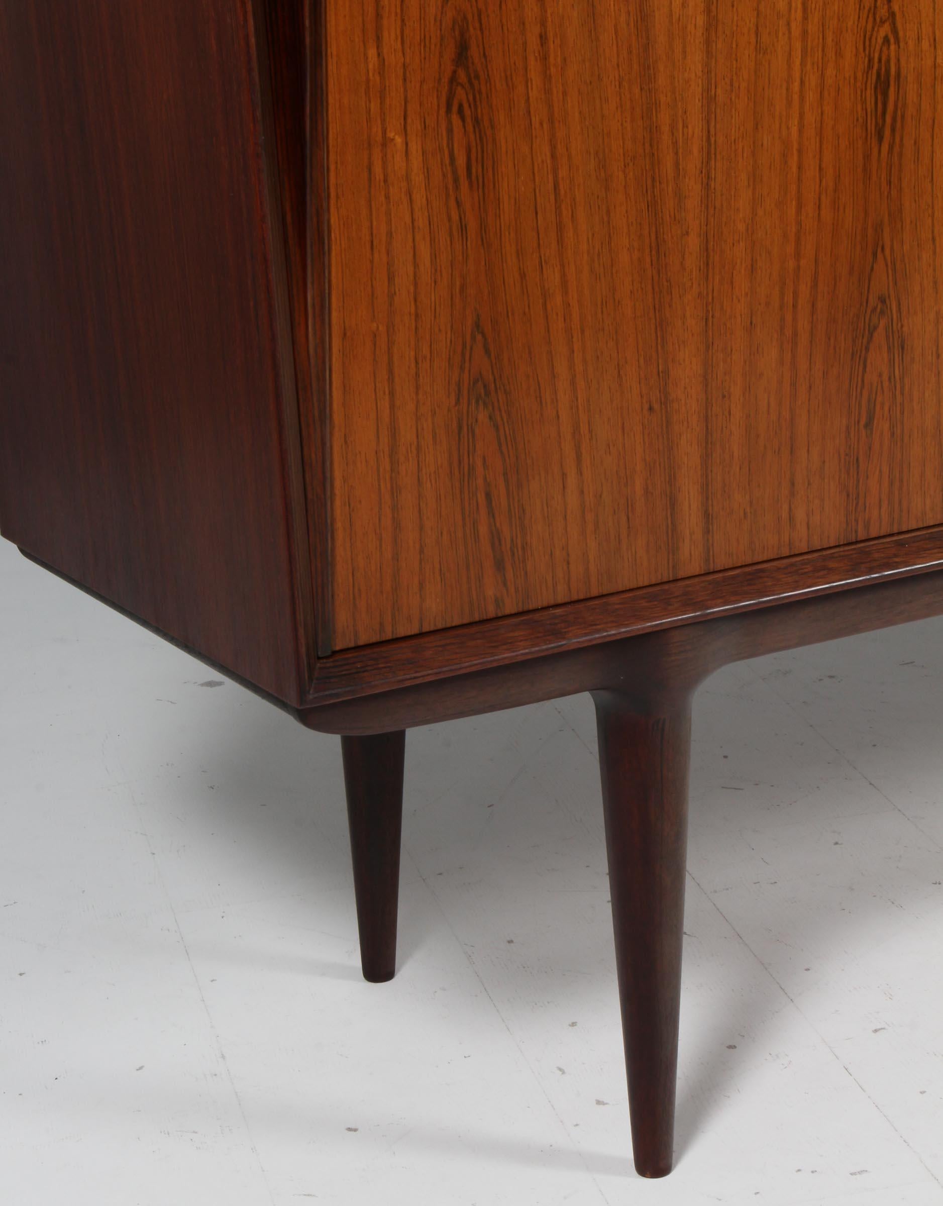 Danish Sideboard in Rosewood Designed by Omann Junior from the 1960s, model 13 For Sale