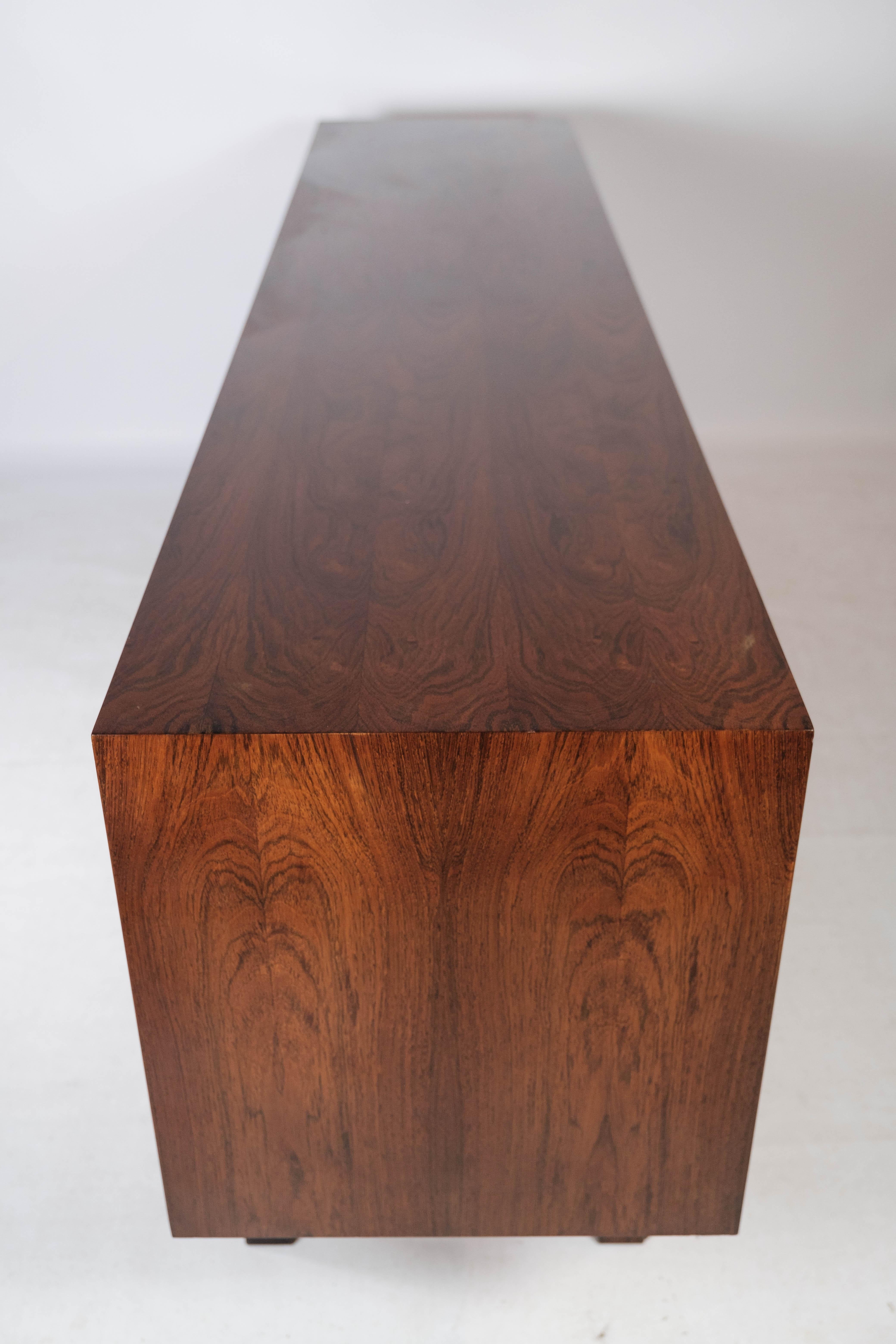 Sideboard in Rosewood with Sliding Doors Designed by Omann Junior from the 1960s 11