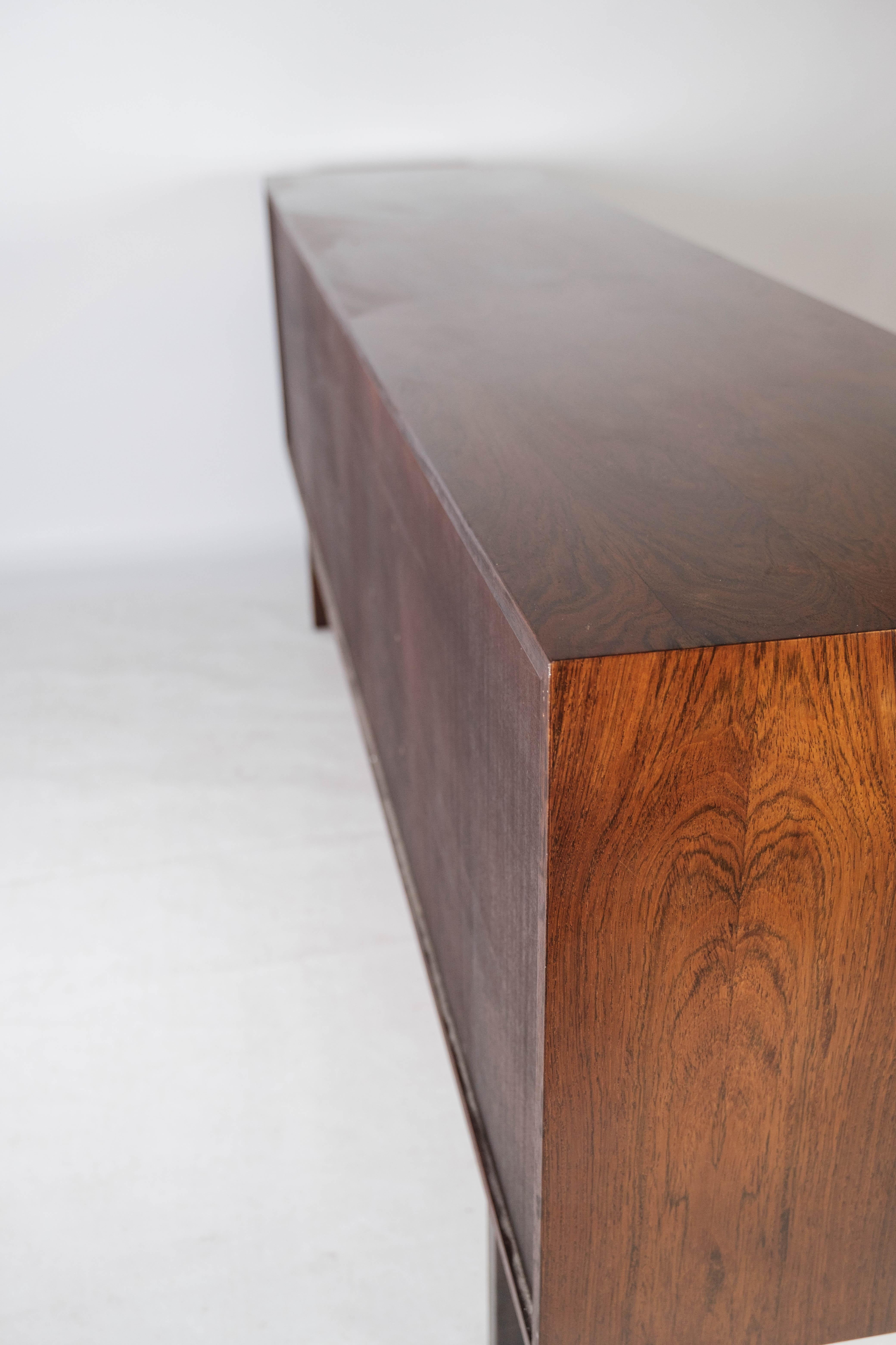 Sideboard in Rosewood with Sliding Doors Designed by Omann Junior from the 1960s 12