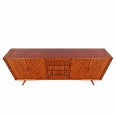 Mid-Century Modern Sideboard in Solid Ash - Spain, 1950