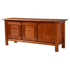Buffet en orme massif, Maison Regain, France, 1970