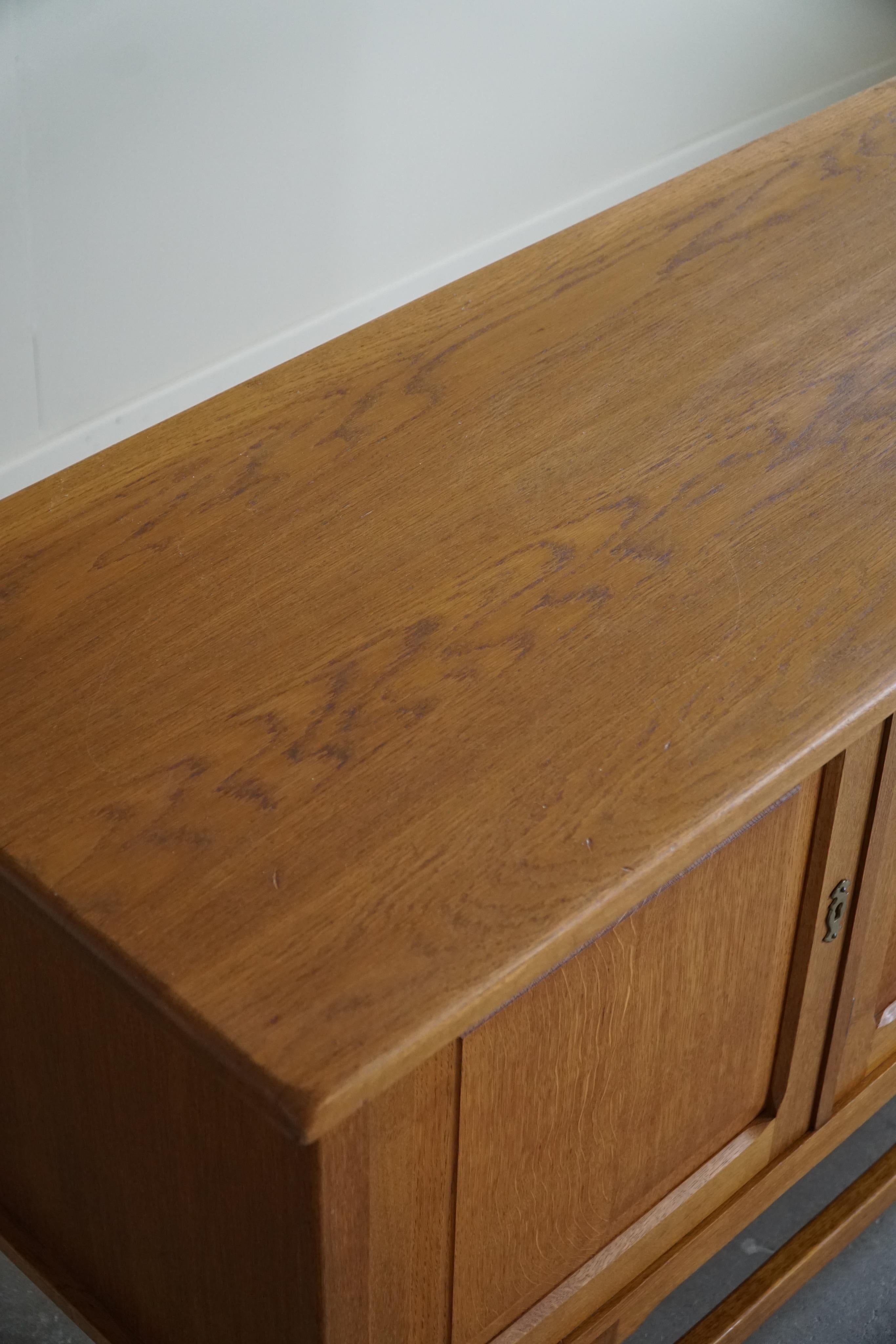 Sideboard in Solid Oak, Made by a Danish Cabinetmaker, Mid Century, 1960s 5