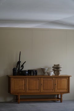 Sideboard in Solid Oak, Made by a Danish Cabinetmaker, Mid Century, 1960s