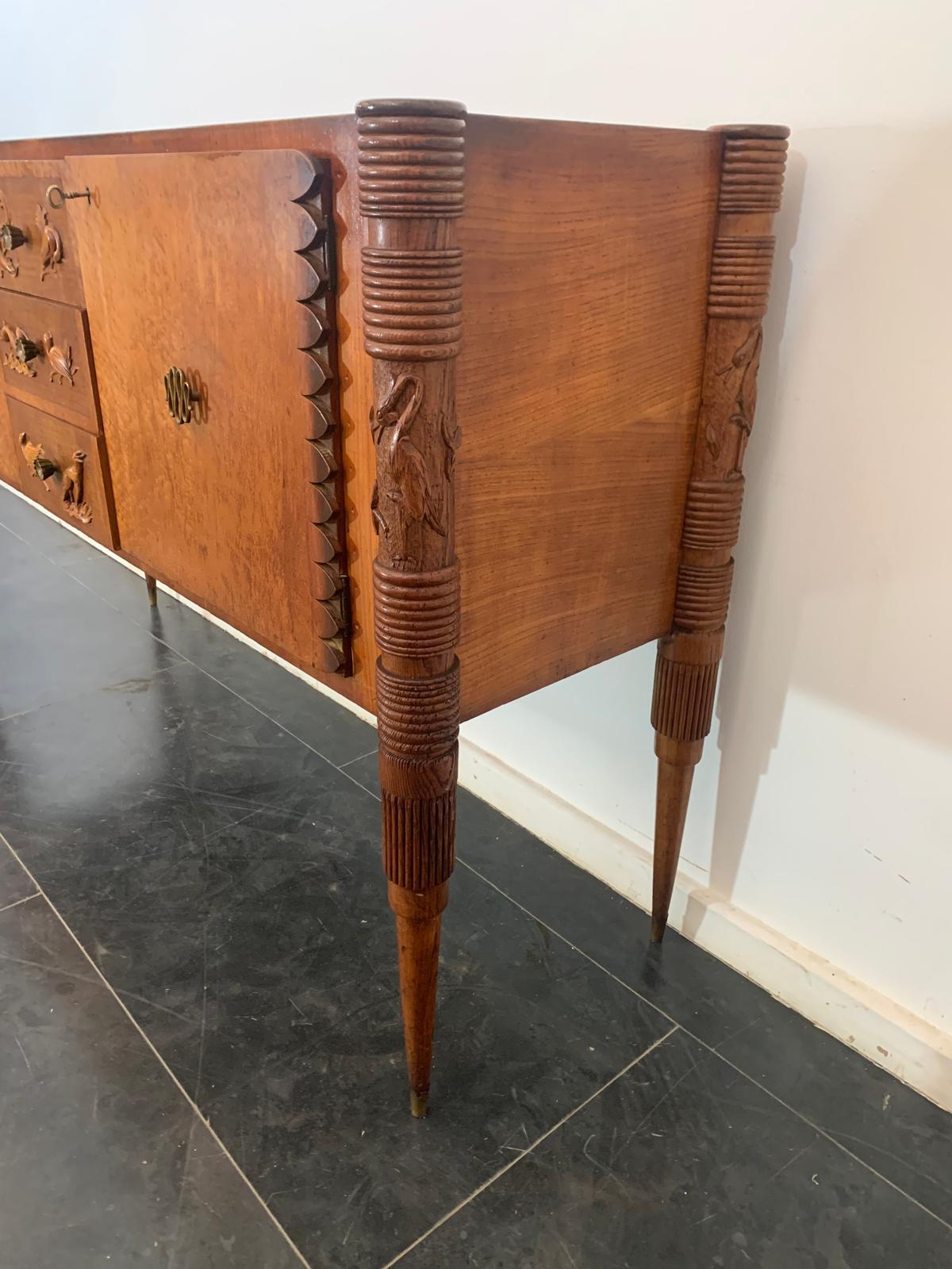 Sideboard in style of Pierluigi Colli for Fratelli Marelli Cantù For Sale 1