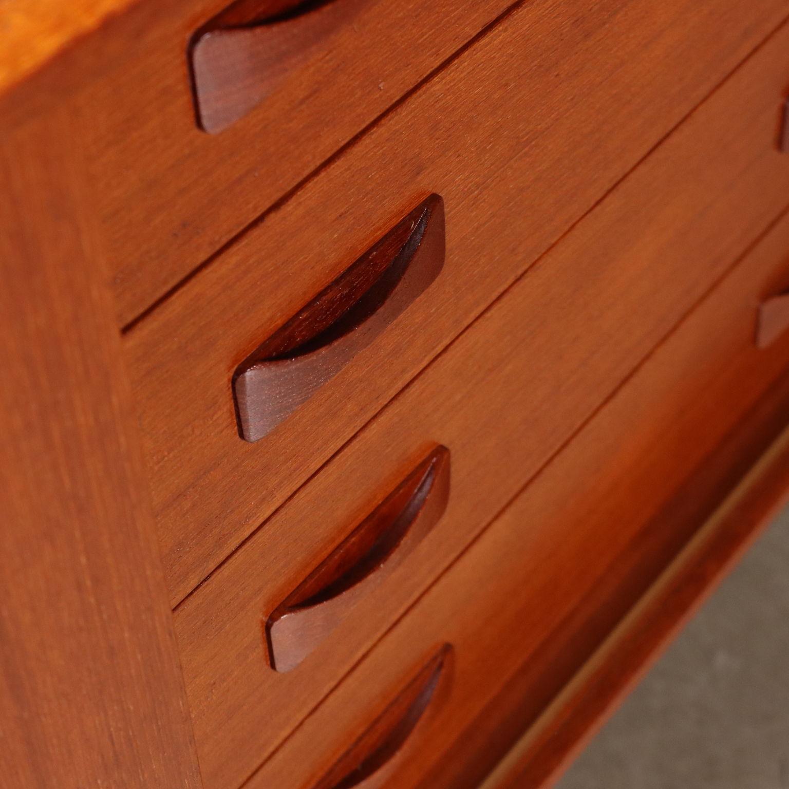Sideboard in Teak Anni 60 In Excellent Condition In Milano, IT
