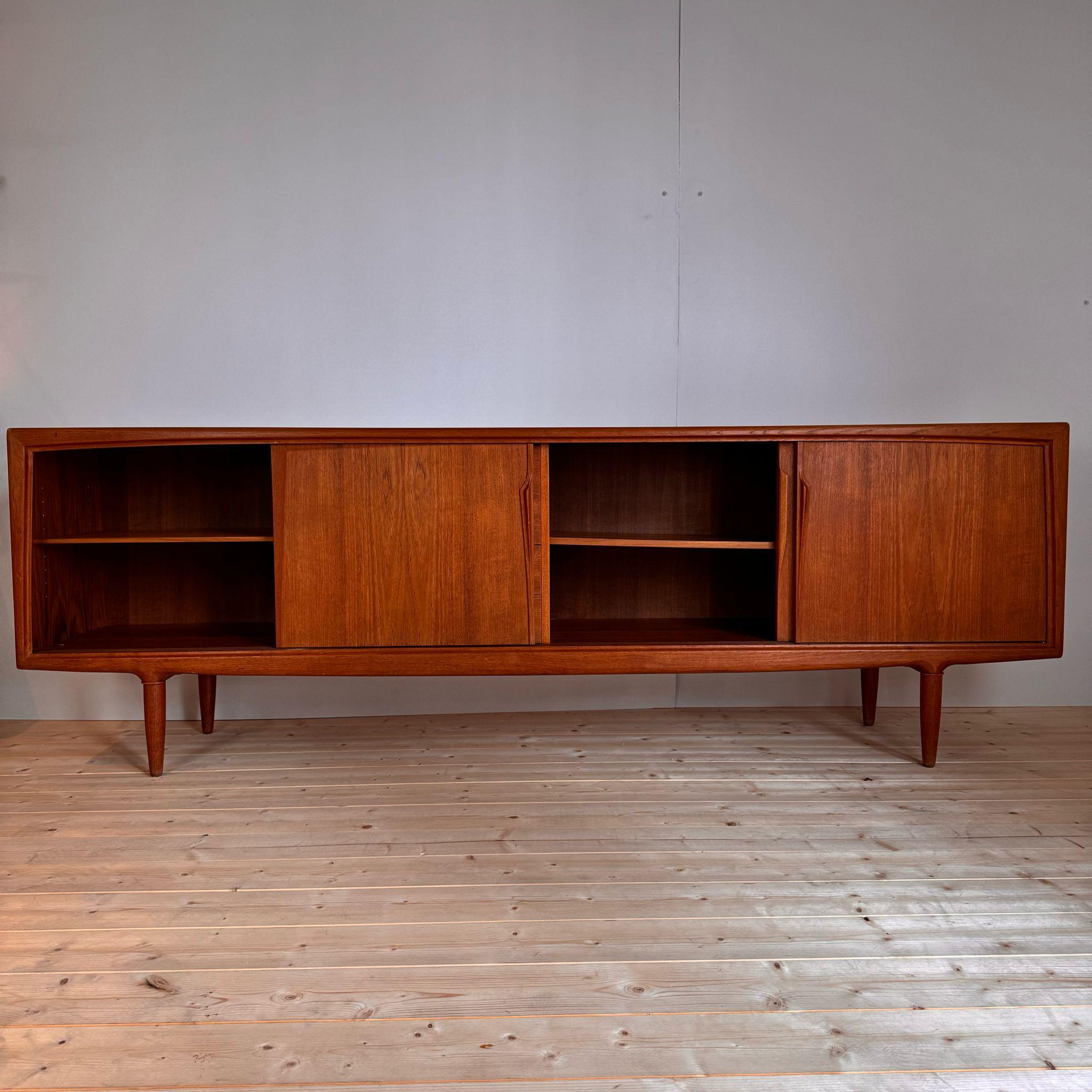 Sideboard in teak, Axel Christiansen Odder for Aco Møbler, Denmark 1960s 4