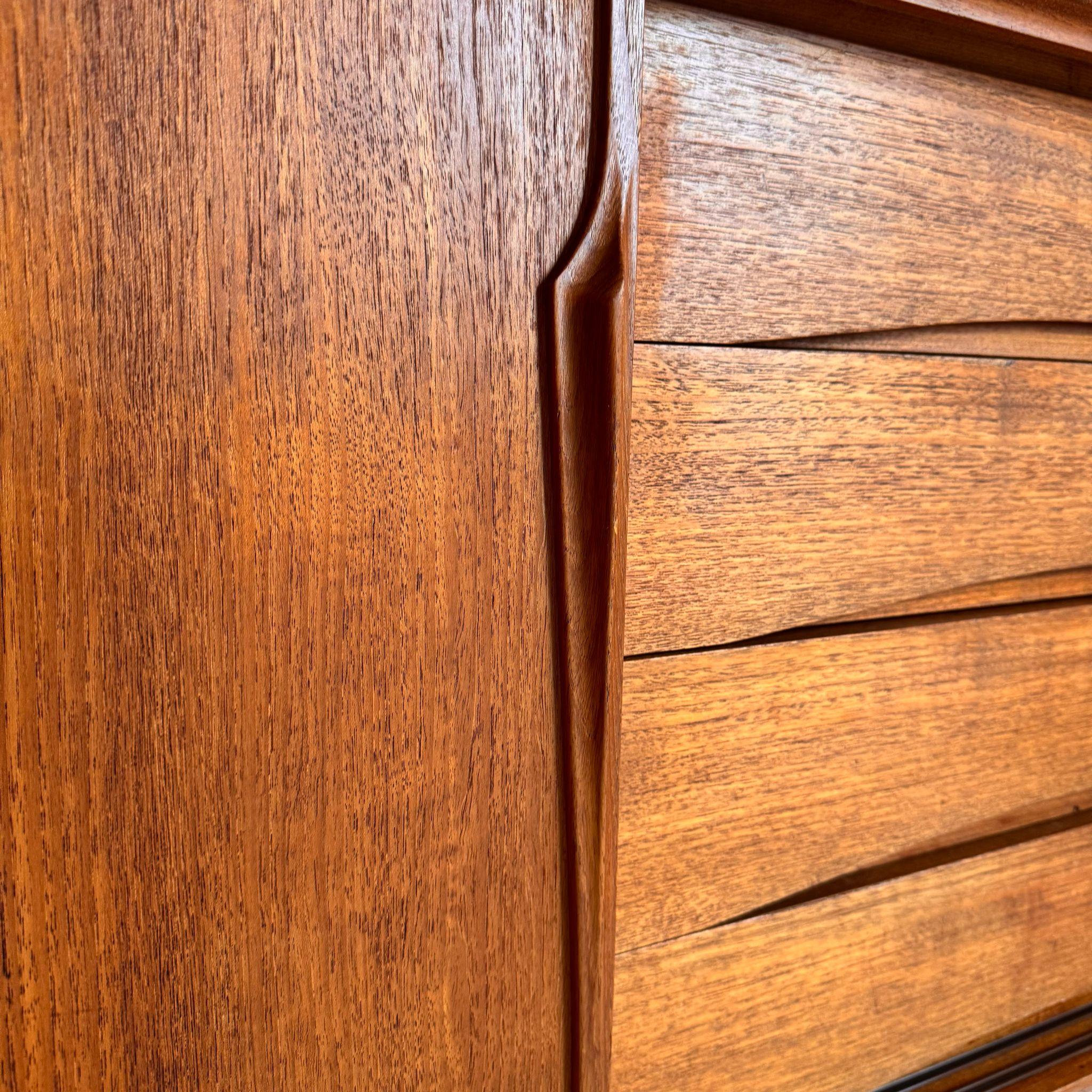 Sideboard in teak, Axel Christiansen Odder for Aco Møbler, Denmark 1960s In Good Condition In Torino, IT