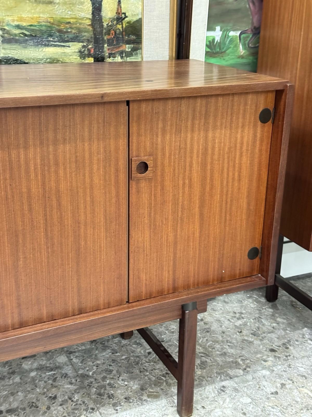 Mid-20th Century Sideboard In Teak Barovero mod. Selex Mid-Century Anni ‘60 in vendita