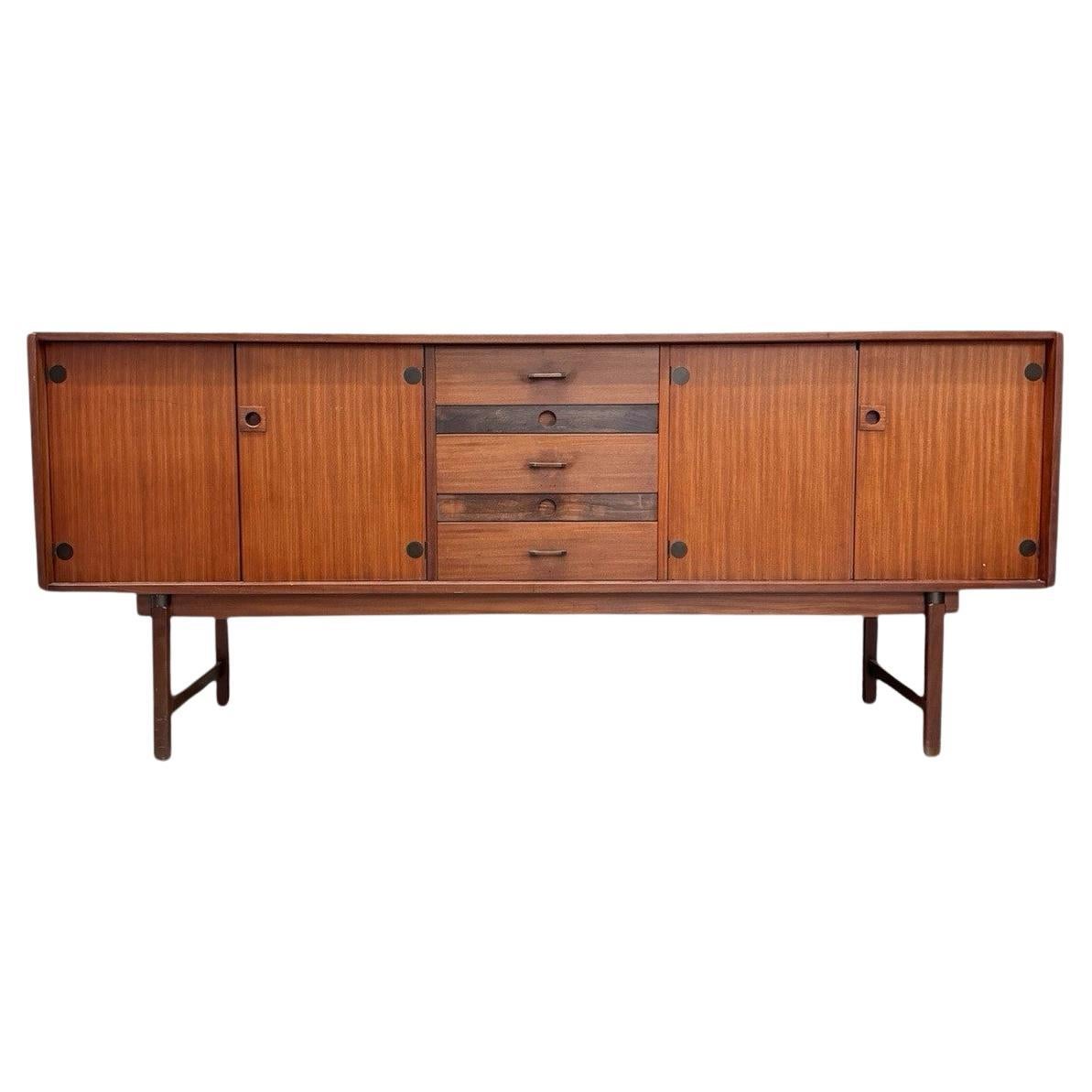 Sideboard In Teak Barovero mod. Selex Mid-Century Anni ‘60 in vendita