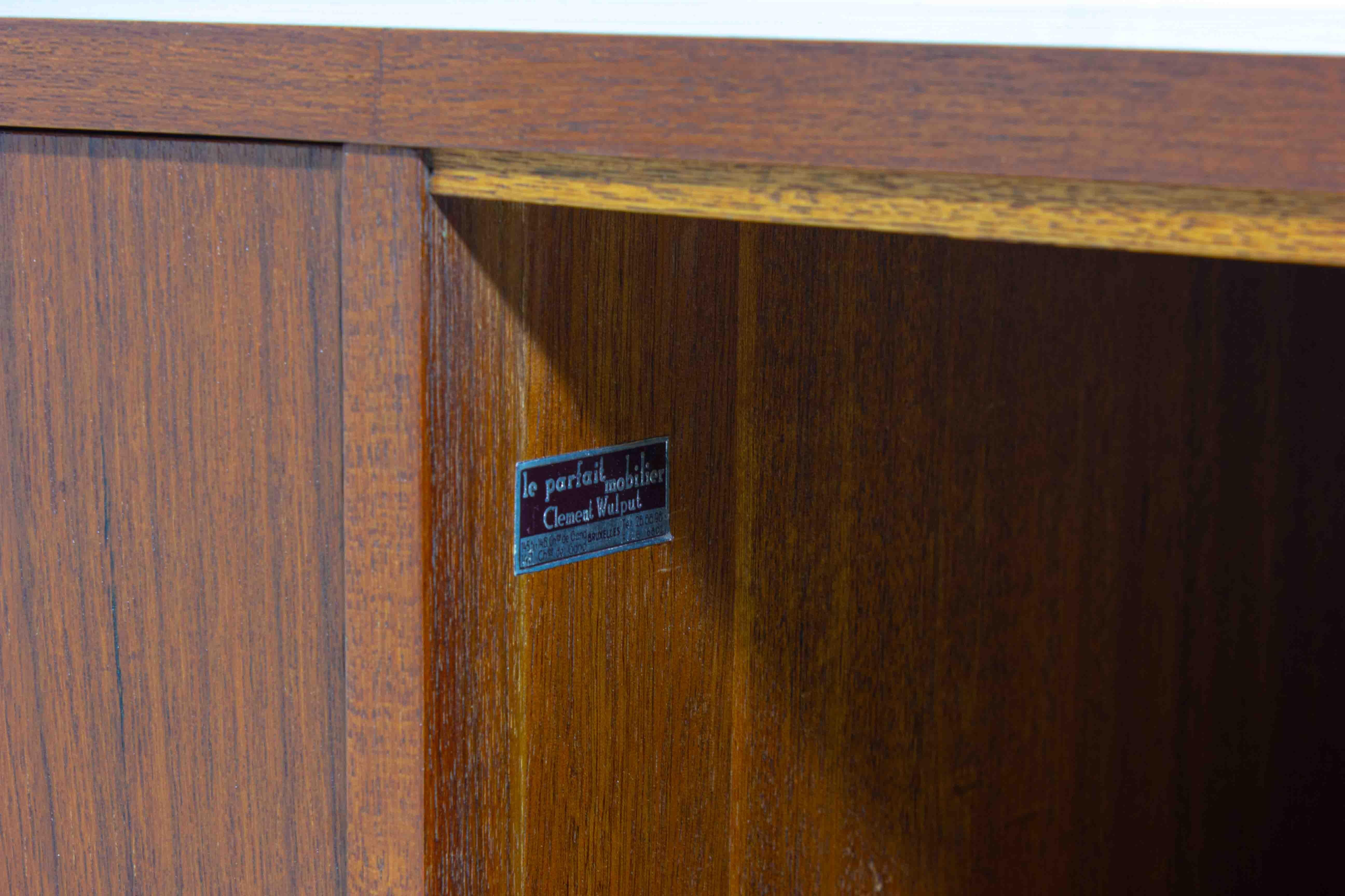 Credenza in teak di C. Wulput, Belgio 1960 in vendita 3