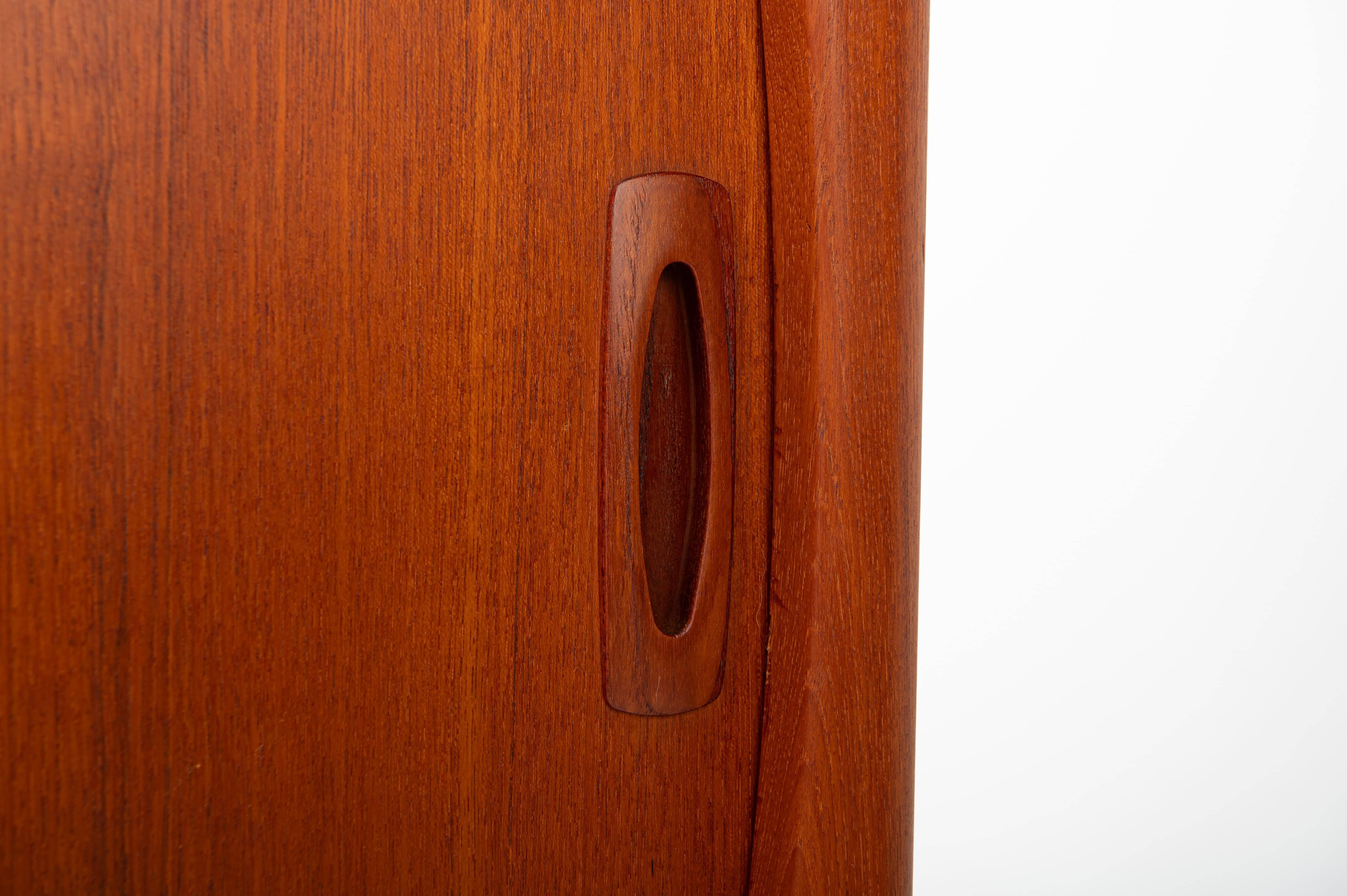 Credenza in teak di H. A. Hansen, Danimarca, anni '60 in vendita 4