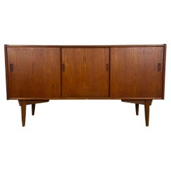 Sideboard in Teak con Ante Scorrevoli – Design Scandinavo Vintage (Anni 
60)